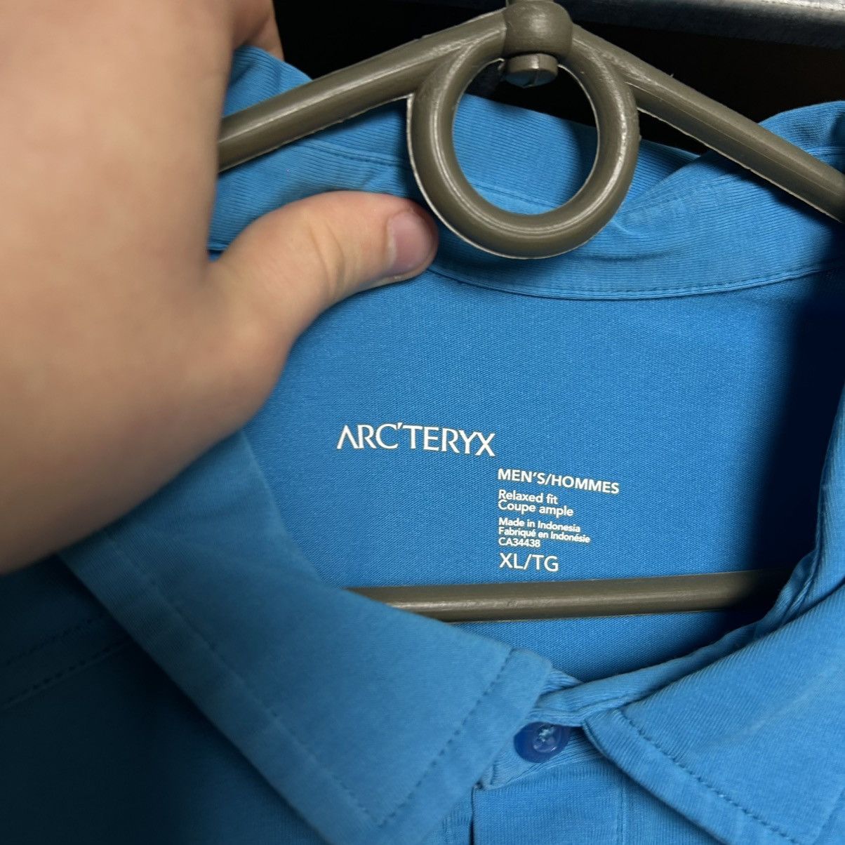 Arc'teryx Mens Arcteryx Small logo basic outdoor streetwear polo Size US XL / EU 56 / 4 - 5 Thumbnail