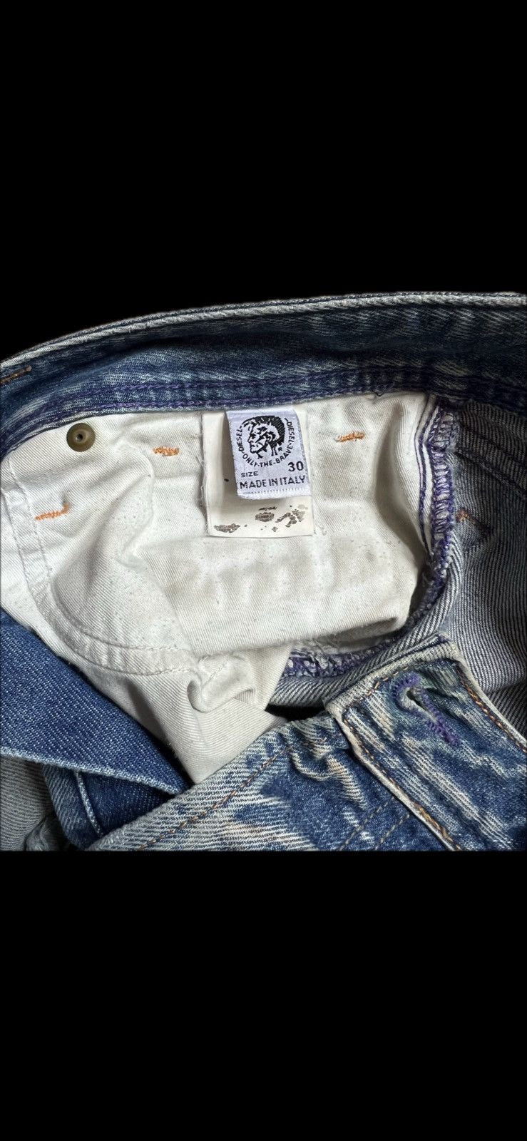 Diesel Vintage diesel Super distressed fire look Size US 32 / EU 48 - 3 Thumbnail