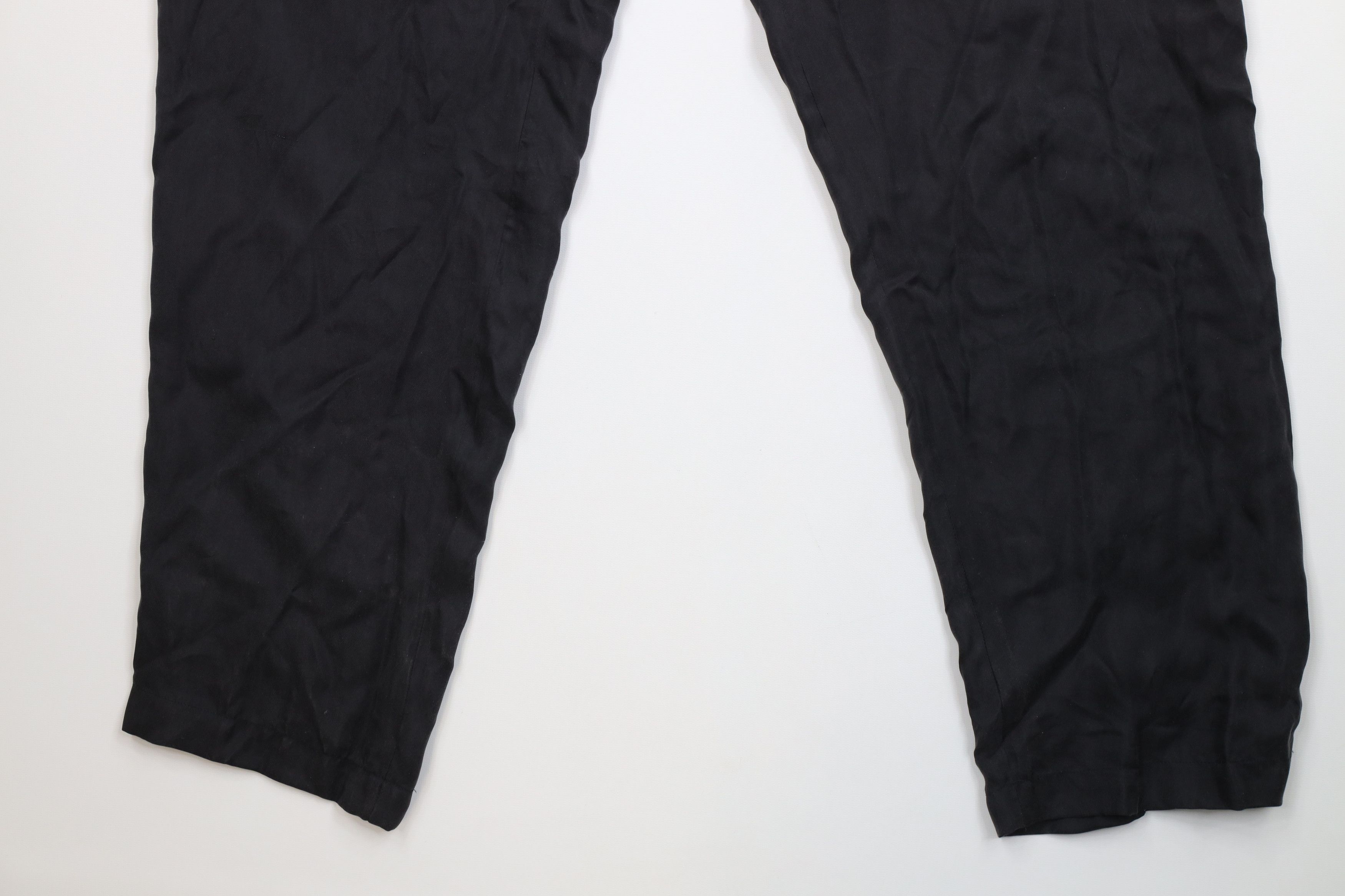 Vintage Deadstock Vintage 90s Streetwear Relaxed Fit Pants Black Size US 30 / EU 46 - 4 Thumbnail