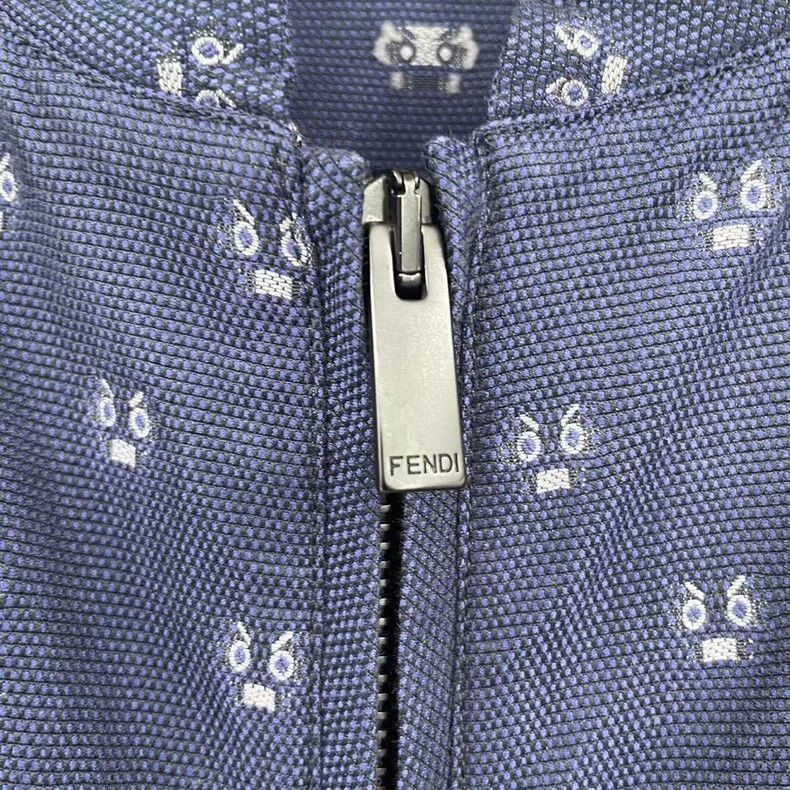 Fendi Fendi Allover Print Zip Jacket Size US M / EU 48-50 / 2 - 4 Thumbnail