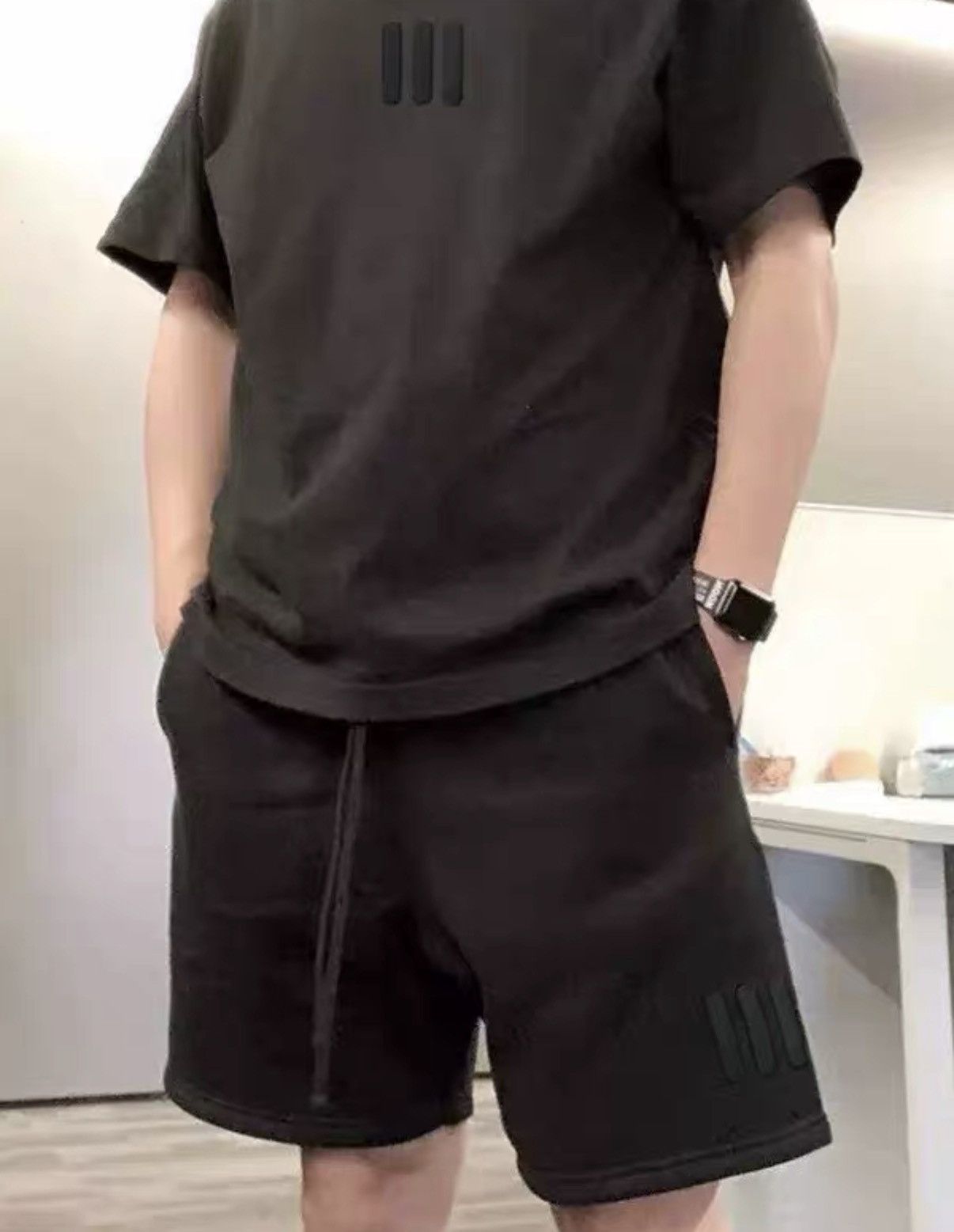 FOG FOG x Three-Stripes ESSENTIALS ZONE Casual Loose Shorts J43 Size US 34 / EU 50 - 4 Thumbnail