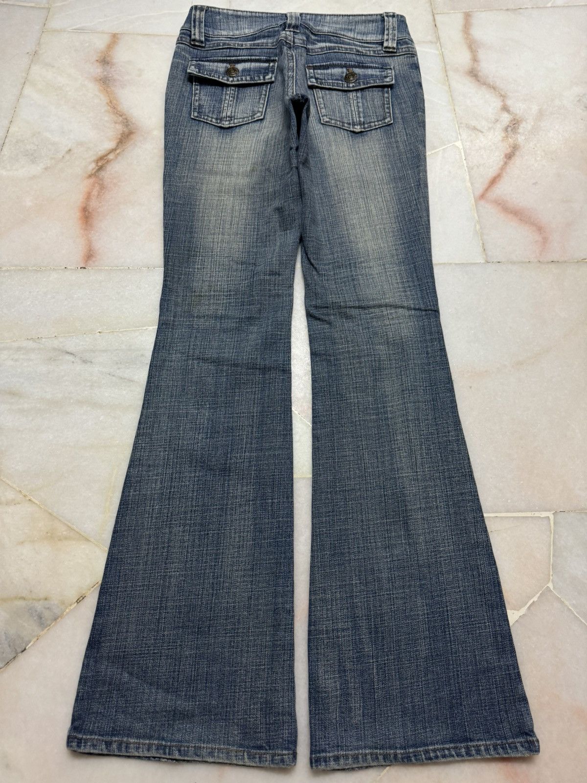 20471120 💥BELL BOTTOM💥VINTAGE JAPANESE BUSHPANTS MUDWASH FLARED JEAN Size US 26 / EU 42 - 11 Thumbnail