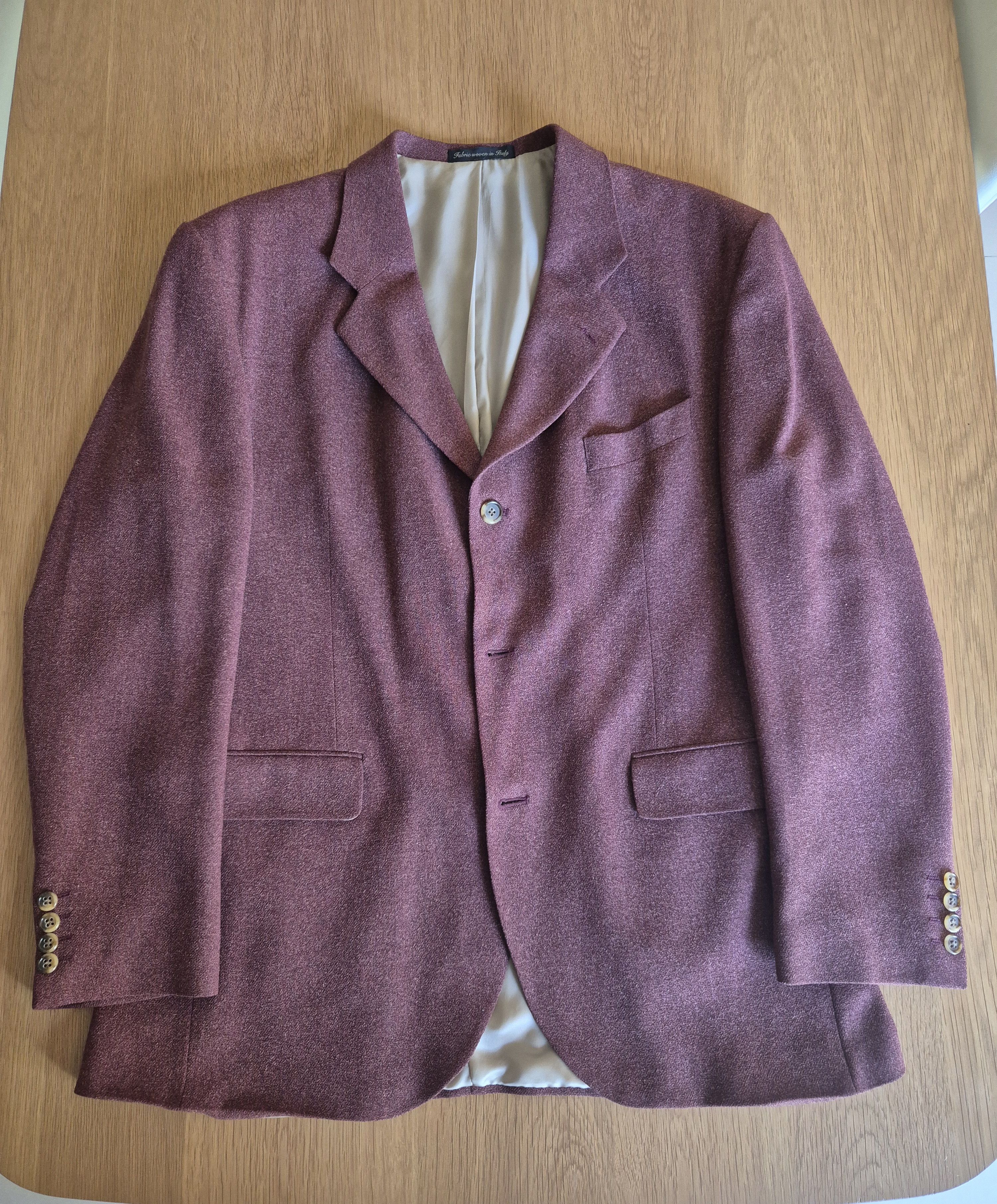 Yves Saint Laurent Vintage 1980s Yves Saint Laurent Burgundy blazer Size US XL / EU 56 / 4 - 1 Thumbnail