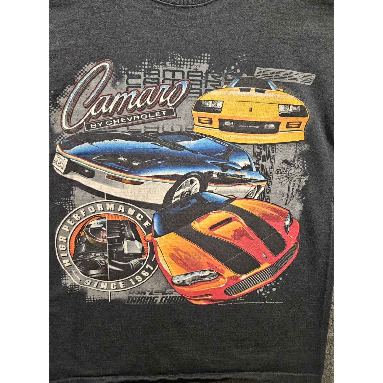 Anvil VINTAGE Chevy Camaro Graphic T-shirt Back Hit Cars Size Medium Mens Black Short Sleeve Size US M / EU 48-50 / 2 - 2 Thumbnail