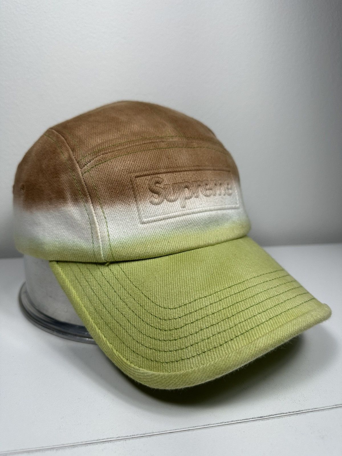 Supreme Supreme Embossed Denim Camp Cap Size ONE SIZE - 3 Thumbnail