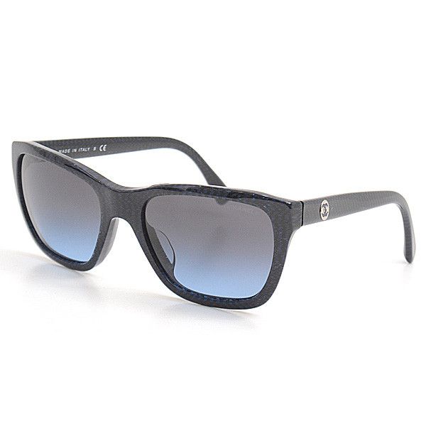 Chanel Chanel Chanel Dark Blue Gradient Lens Sunglasses Plastic Sunglasses 74461 in Great Condition Size ONE SIZE - 1 Thumbnail