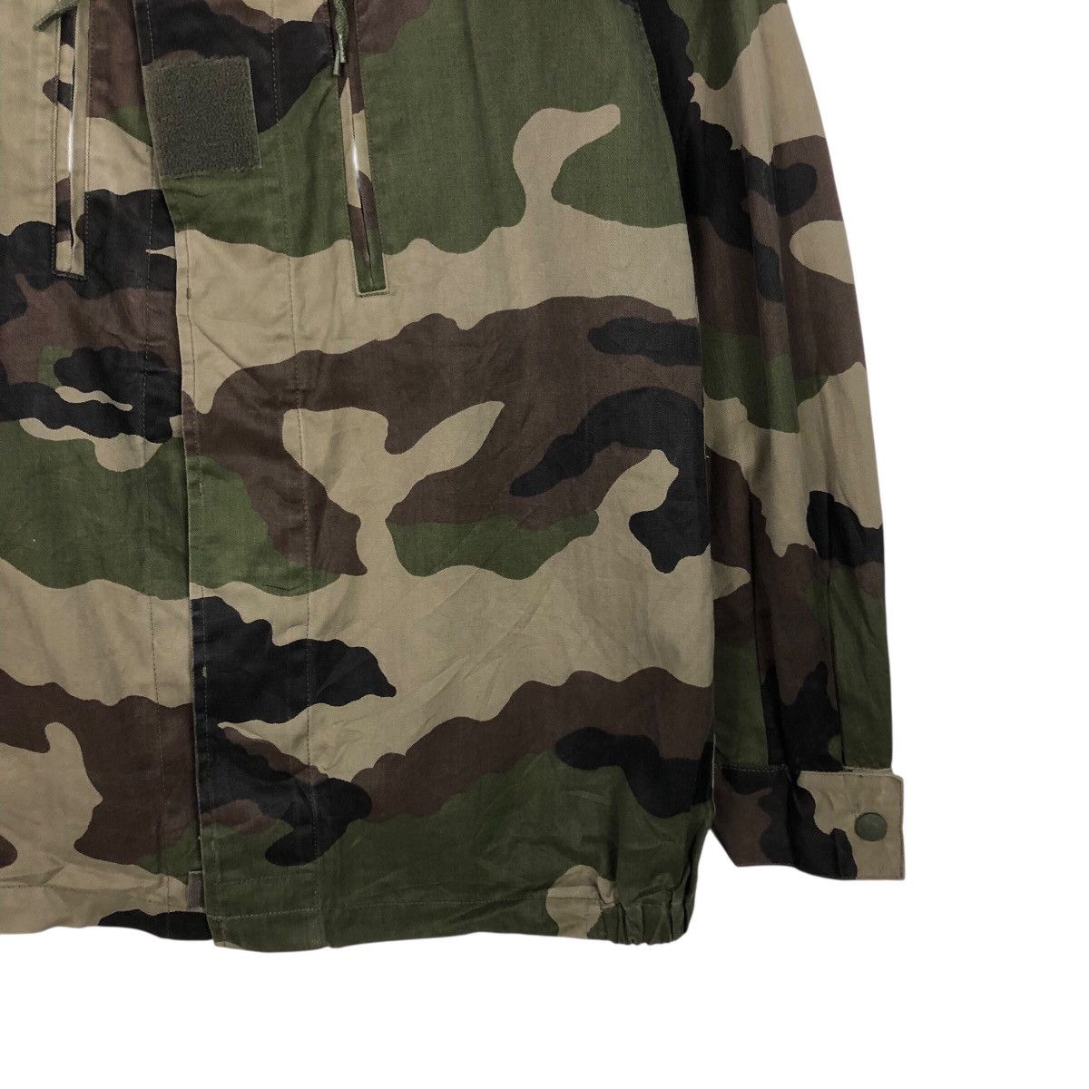 Vintage 📌Vintage Chore Military Jacket Camo Design Smock Design Size US L / EU 52-54 / 3 - 6 Thumbnail