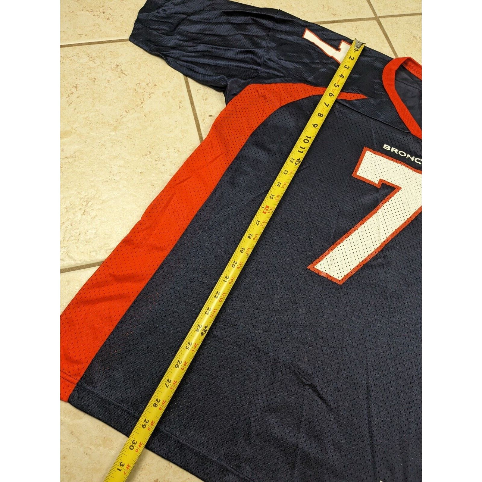 Champion Vtg Denver Broncos Jersey XL 48 Blue Champion Elway #7 NFL Size US XL / EU 56 / 4 - 9 Thumbnail