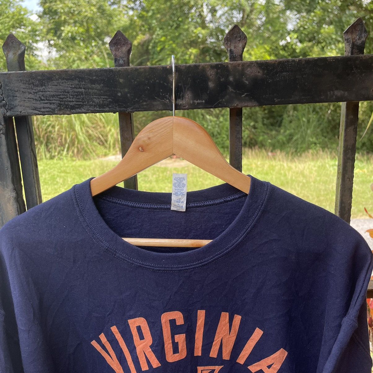 Vintage 🔥🔥Vintage Virginia Cavaliers Big Logo Spellout Sweatshirts Size US M / EU 48-50 / 2 - 5 Thumbnail