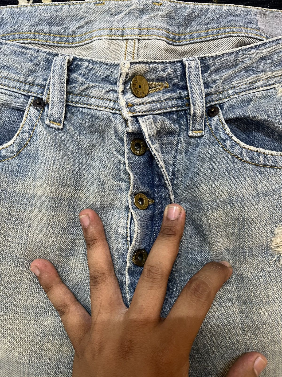 Diesel Vintage Diesel Bradon Mudwash Faded Distressed Denim Size US 32 / EU 48 - 12 Thumbnail
