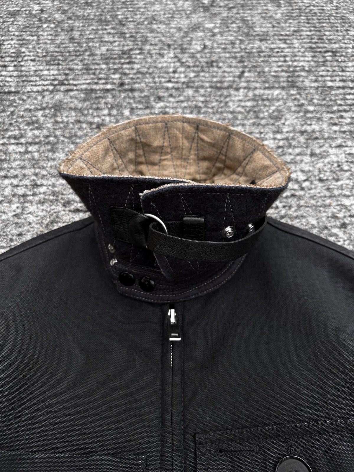 Maison Margiela Maison Margiela Surgery Stitch Military Black Jacket Size US M / EU 48-50 / 2 - 6 Thumbnail