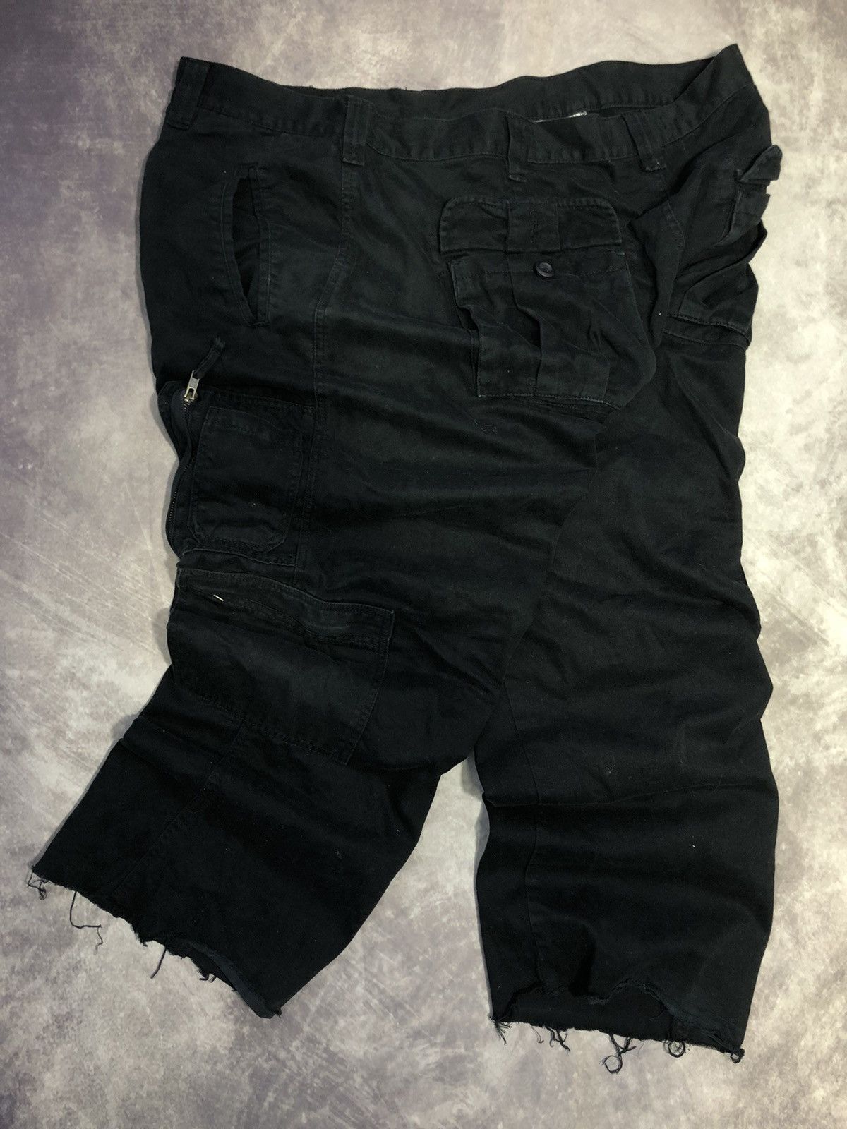 JNCO Vintage Bugle Boy Double Knee Cargo Jeans Y2K Size US 36 / EU 52 - 13 Thumbnail