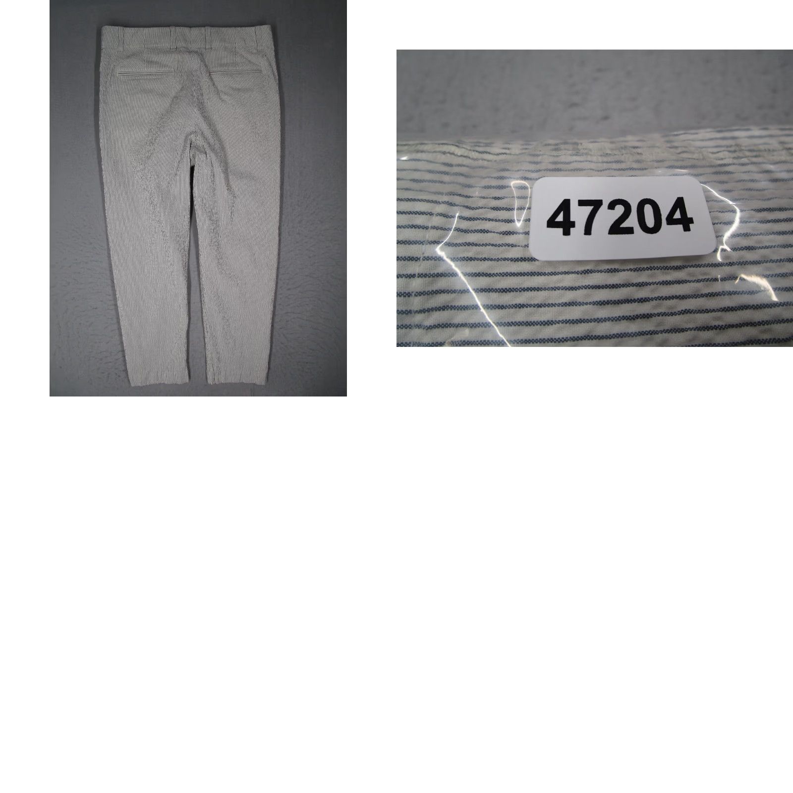 Rag & Bone RAG & BONE Chino Pants Mens 34 Blue Stripe Seersucker Flat Front Classic Casual 34x27 Size US 34 / EU 50 - 8 Thumbnail