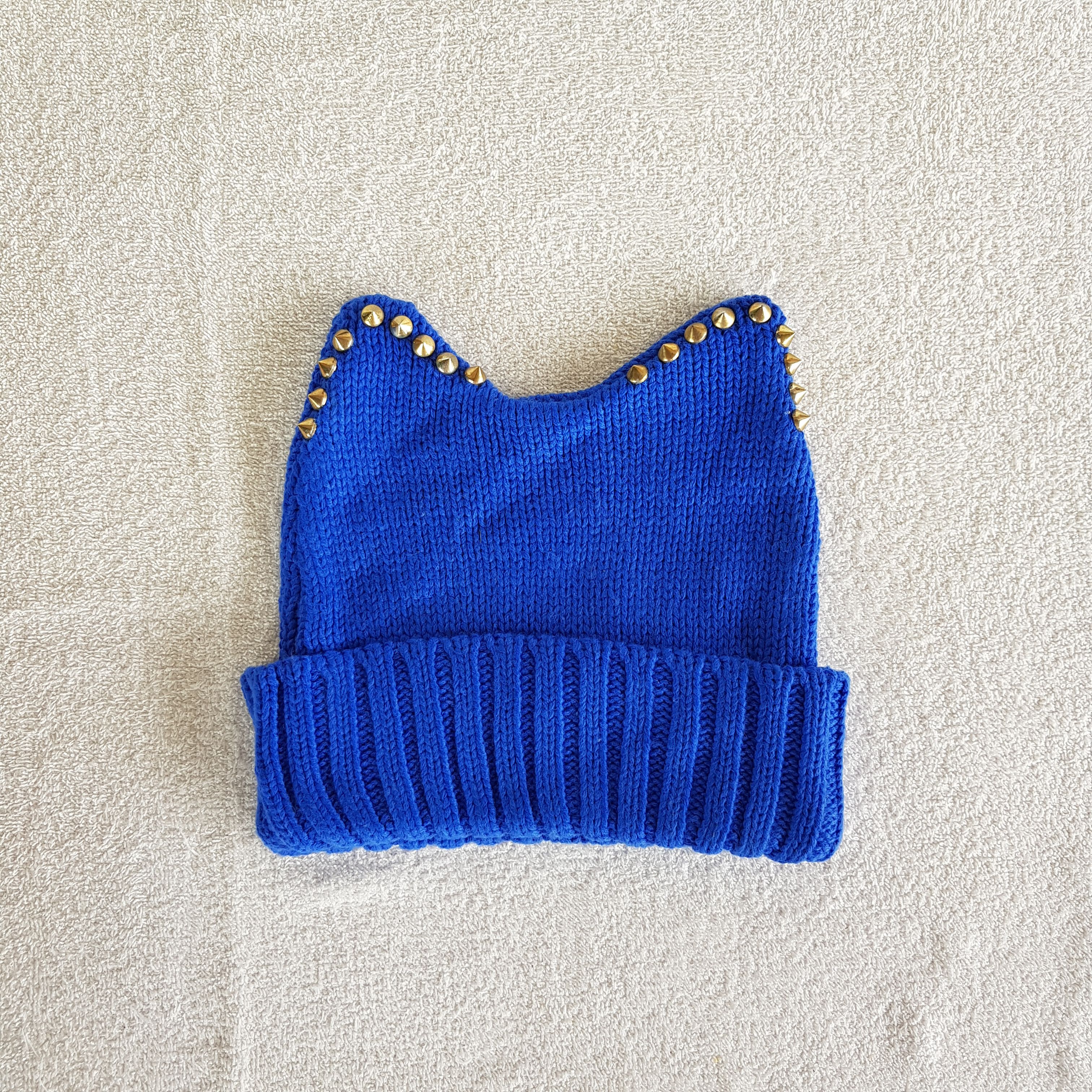 Japanese Brand Japanese Torn Beanie Ribbed Knit Snow Cap Hats. Size ONE SIZE - 5 Thumbnail