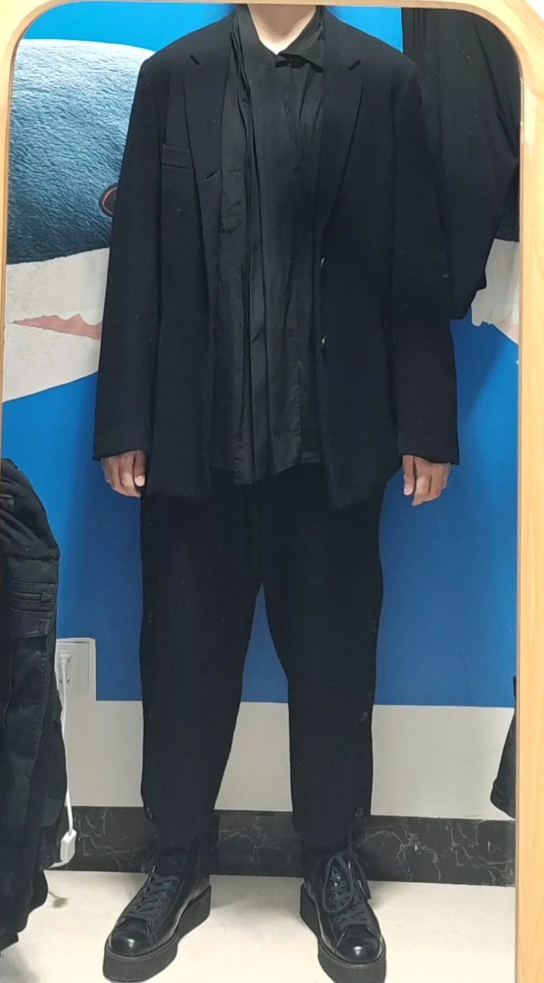 Yohji Yamamoto Yohji Yamamoto size 2 05aw 3 B sheeny blazer 2505-Nextarro Size 36R - 6 Thumbnail
