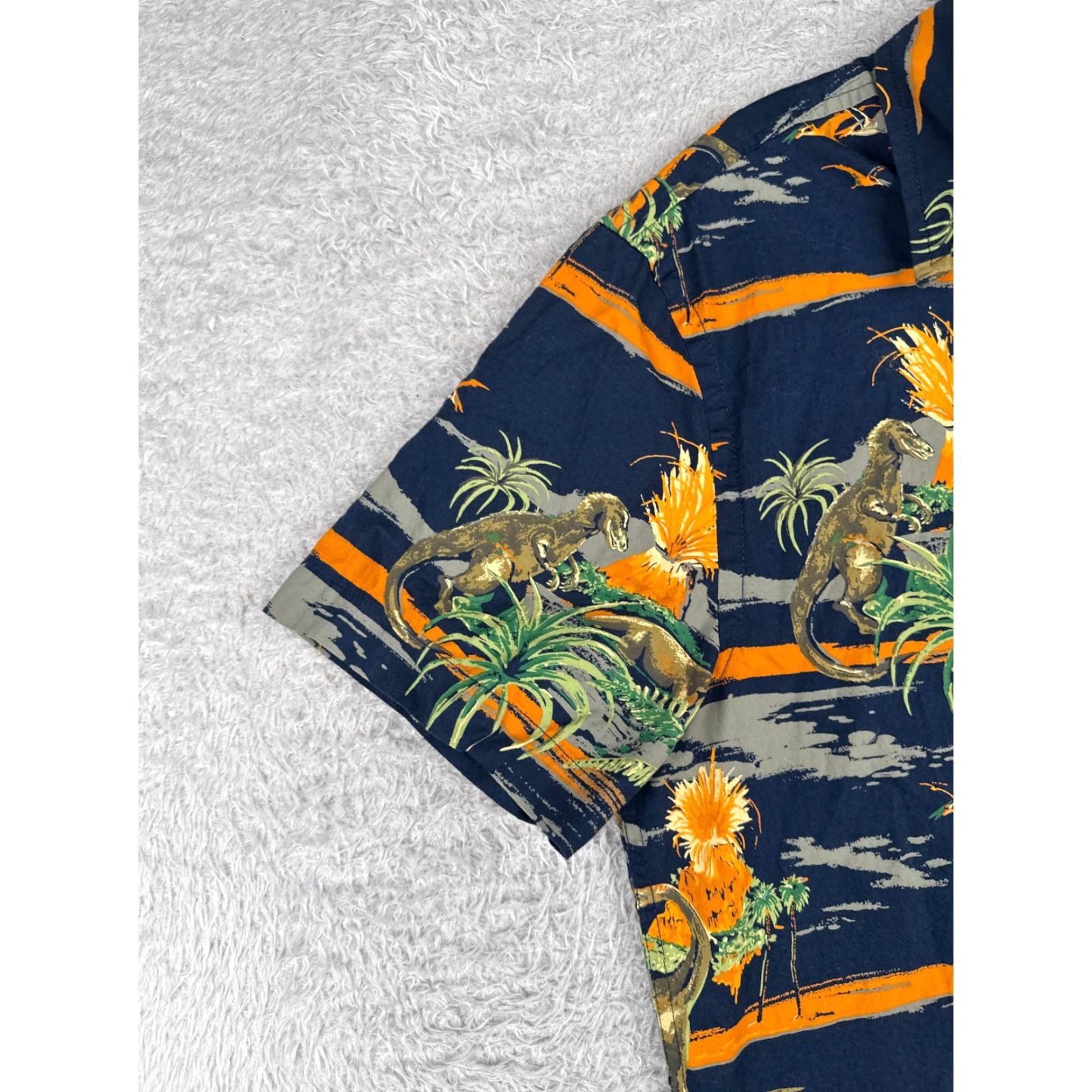 Vintage Urban Pipeline Hawaiian Shirt Men Small Blue Green Floral Button-Up 100% Cotton Size US S / EU 44-46 / 1 - 3 Thumbnail