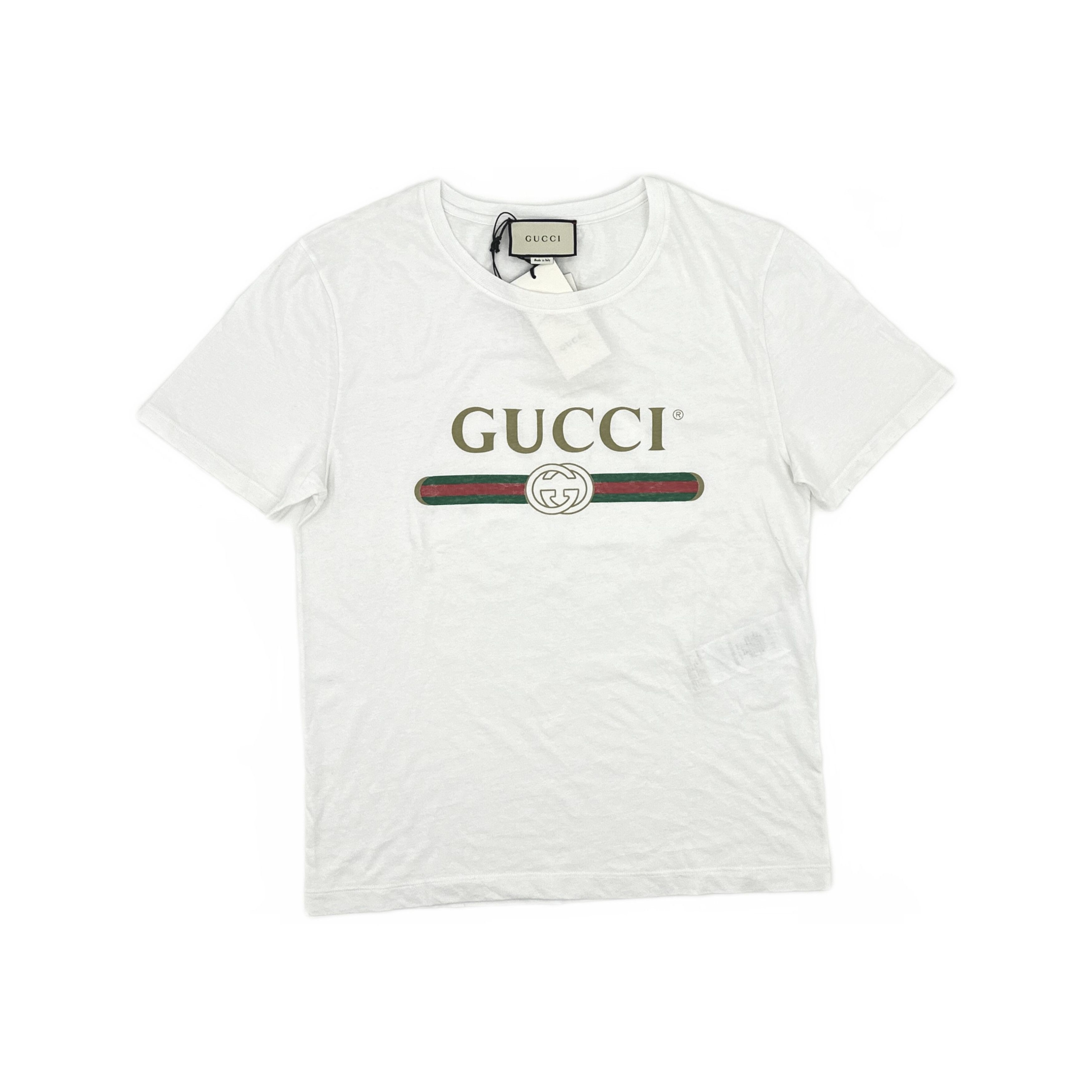 Gucci Gucci Logo Print T-Shirt Size M Size US M / EU 48-50 / 2 - 1 Thumbnail