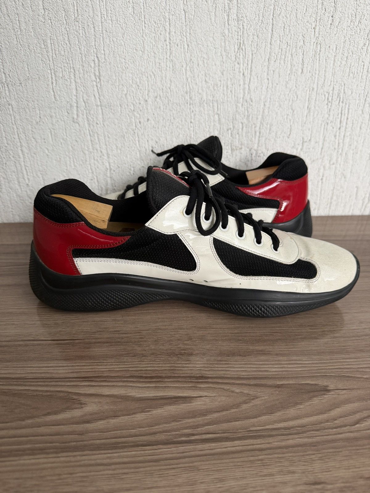 Prada America cup leather trainers Size US 12 / EU 45 - 19 Thumbnail