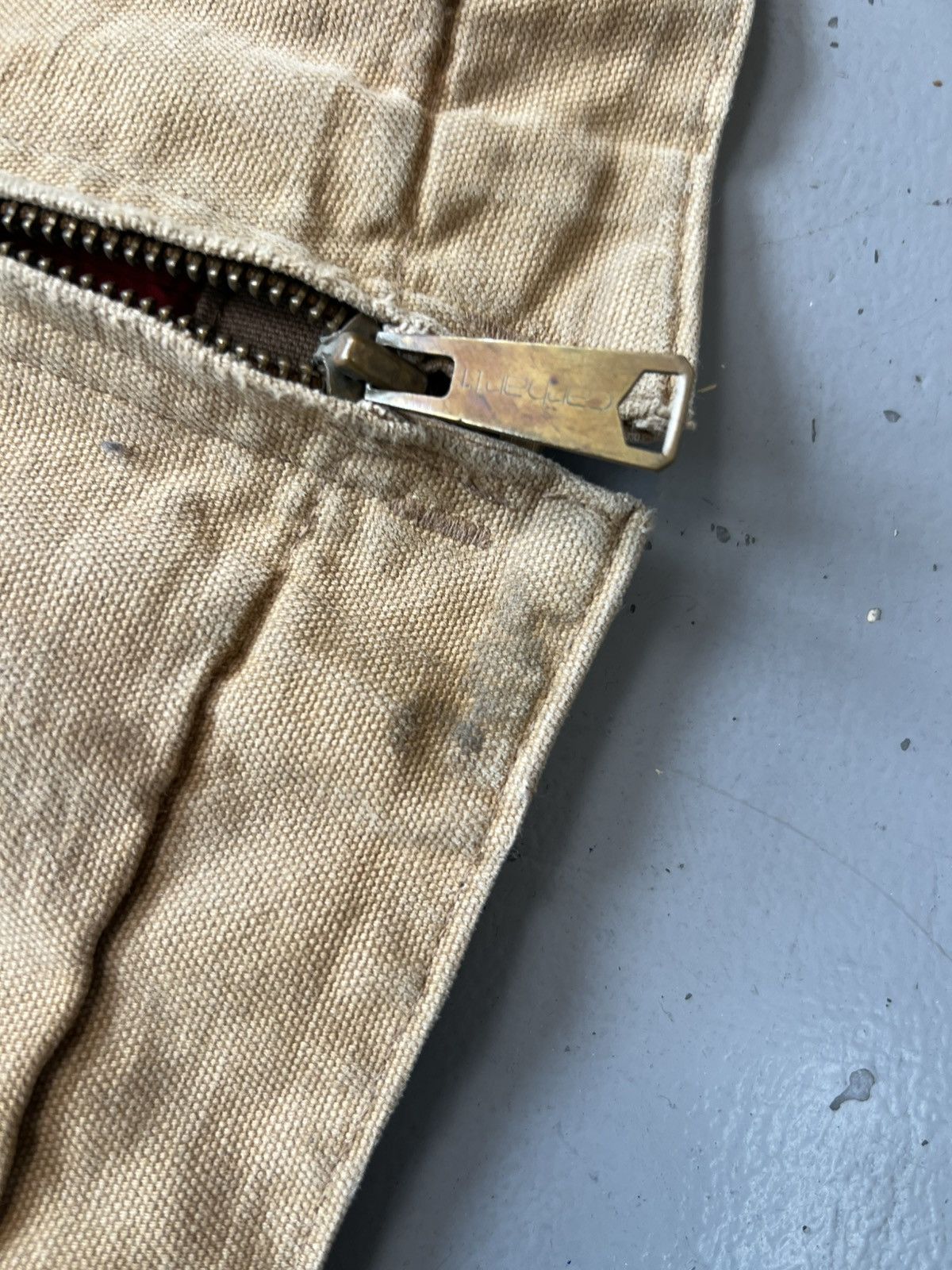 Carhartt × Vintage Dusty tan vintage carhartt quilted line Detroit - L Size US L / EU 52-54 / 3 - 5 Thumbnail