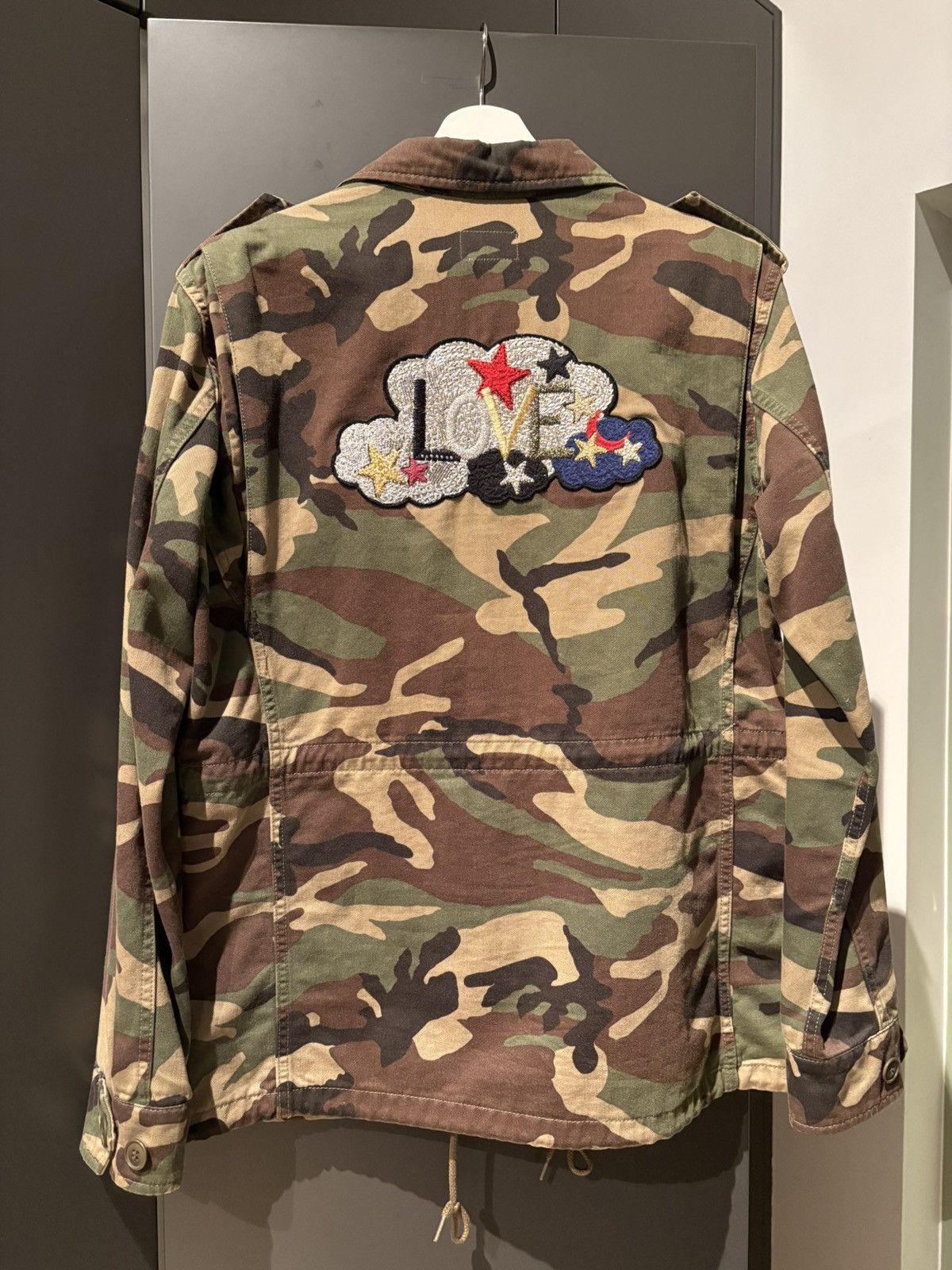 Saint Laurent Paris Camouflage Love Embroidery Jacket Size US S / EU 44-46 / 1 - 2 Thumbnail