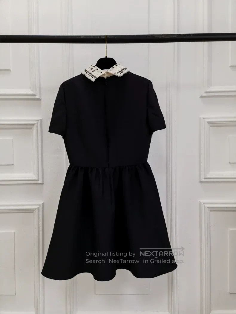Valentino Valentino Nail beaded silk wool dress Size M / US 6-8 / IT 42-44 - 5 Thumbnail