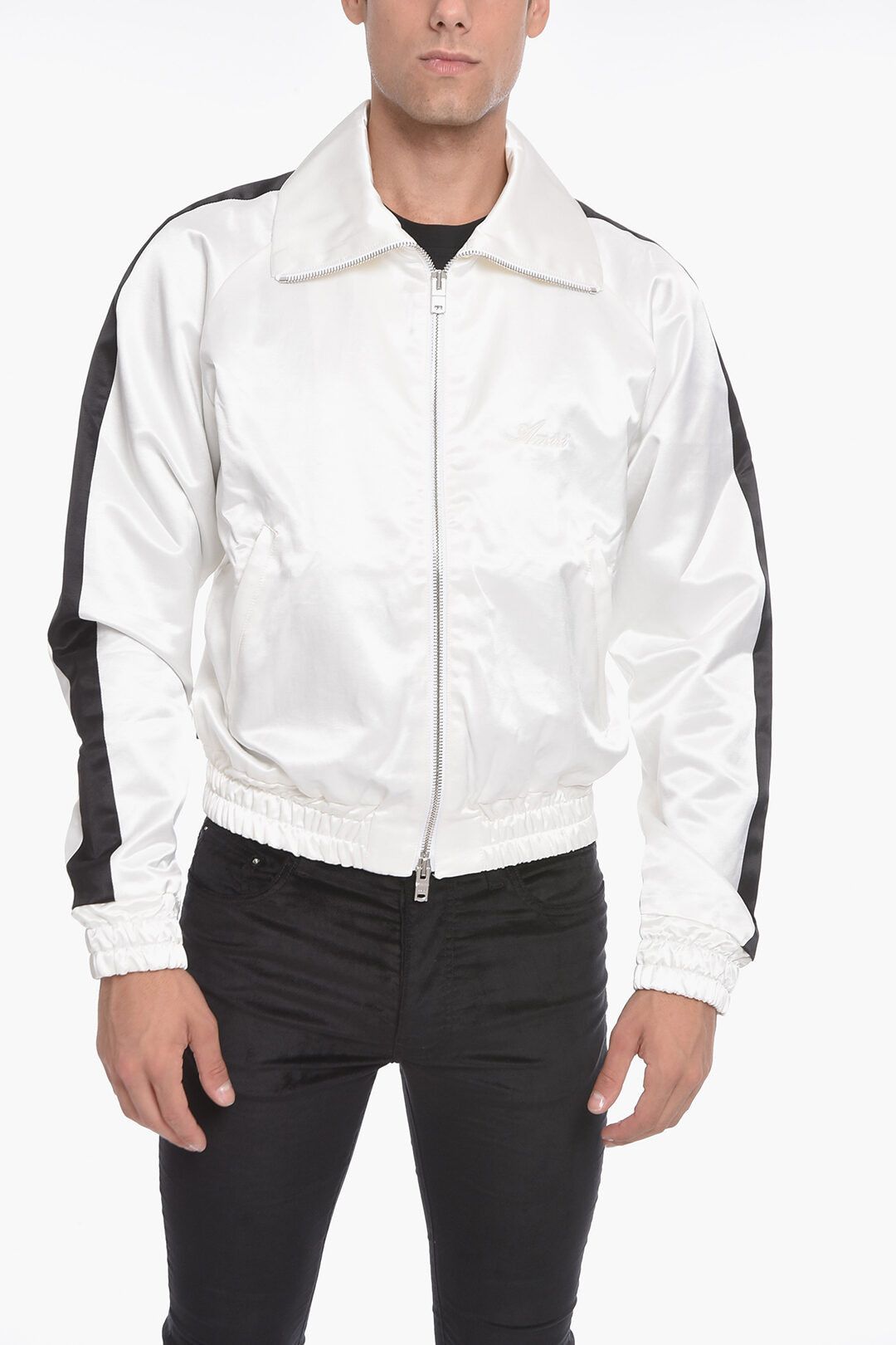 image of Amiri Og1Mm1223 Jacket In White, Men's (Size Medium)