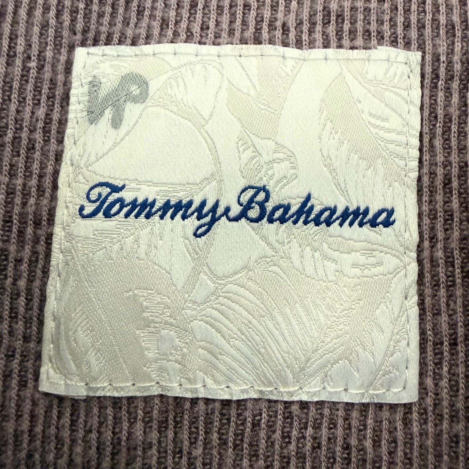 Tommy Bahama Tommy Bahama Mens XL 1/4 Snap Pullover Sweater Mauve Size US XL / EU 56 / 4 - 2 Thumbnail
