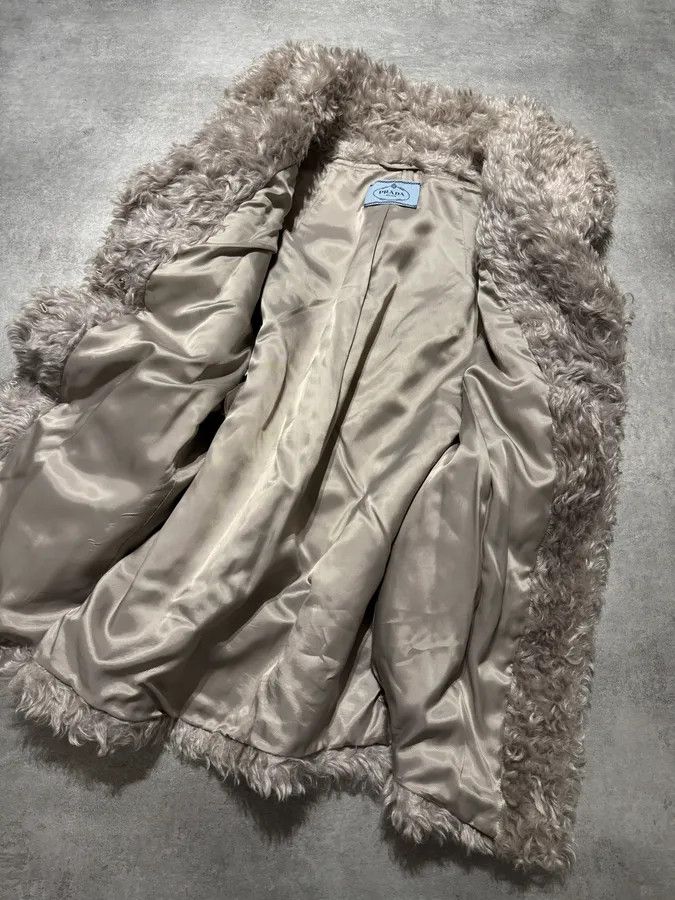 Prada AW2011 Prada Snow Mohair Fur Jacket Size S / US 4 / IT 40 - 4 Thumbnail