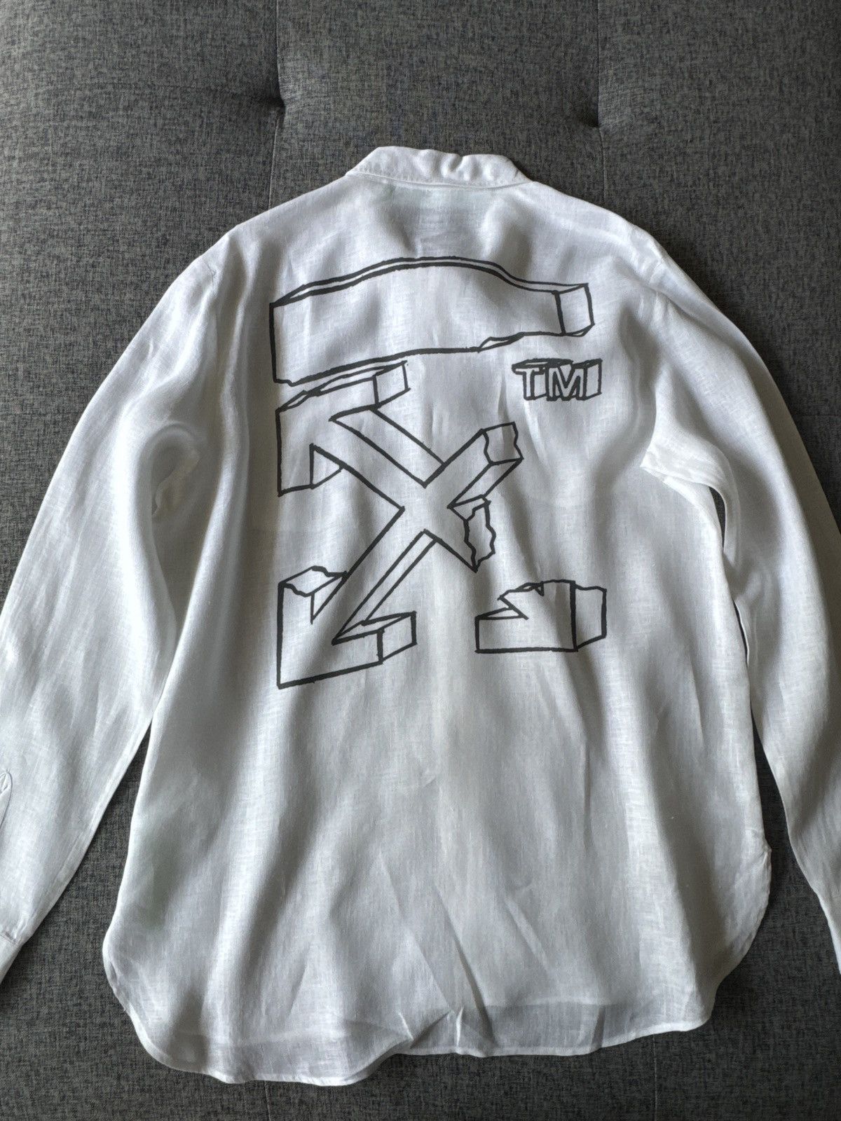 Off-White Off-White “Mykonos” Linen Button Down Size US S / EU 44-46 / 1 - 1 Thumbnail