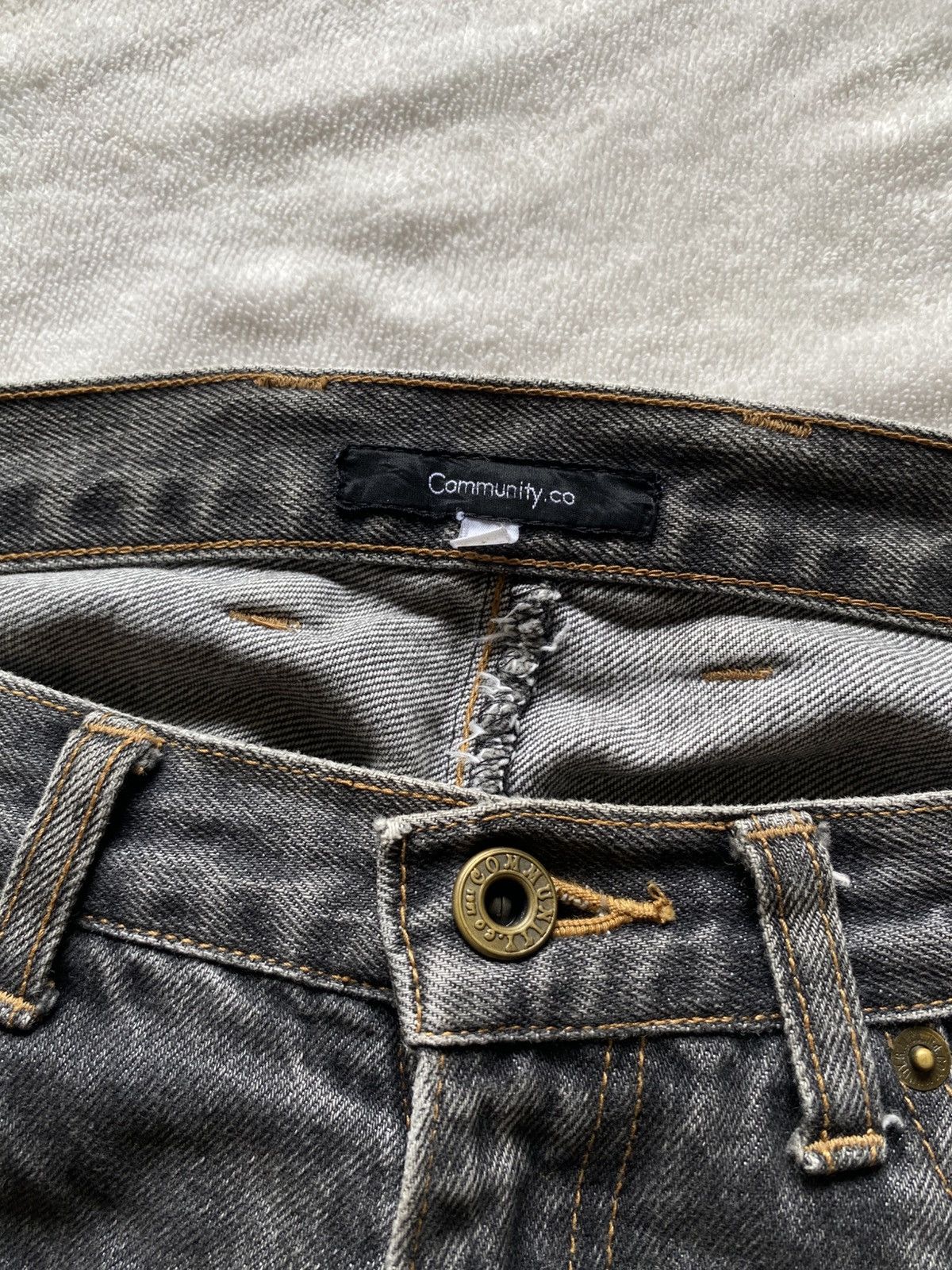 Japanese Brand Community.co Patchwork Jeans Pants Size US 32 / EU 48 - 5 Thumbnail