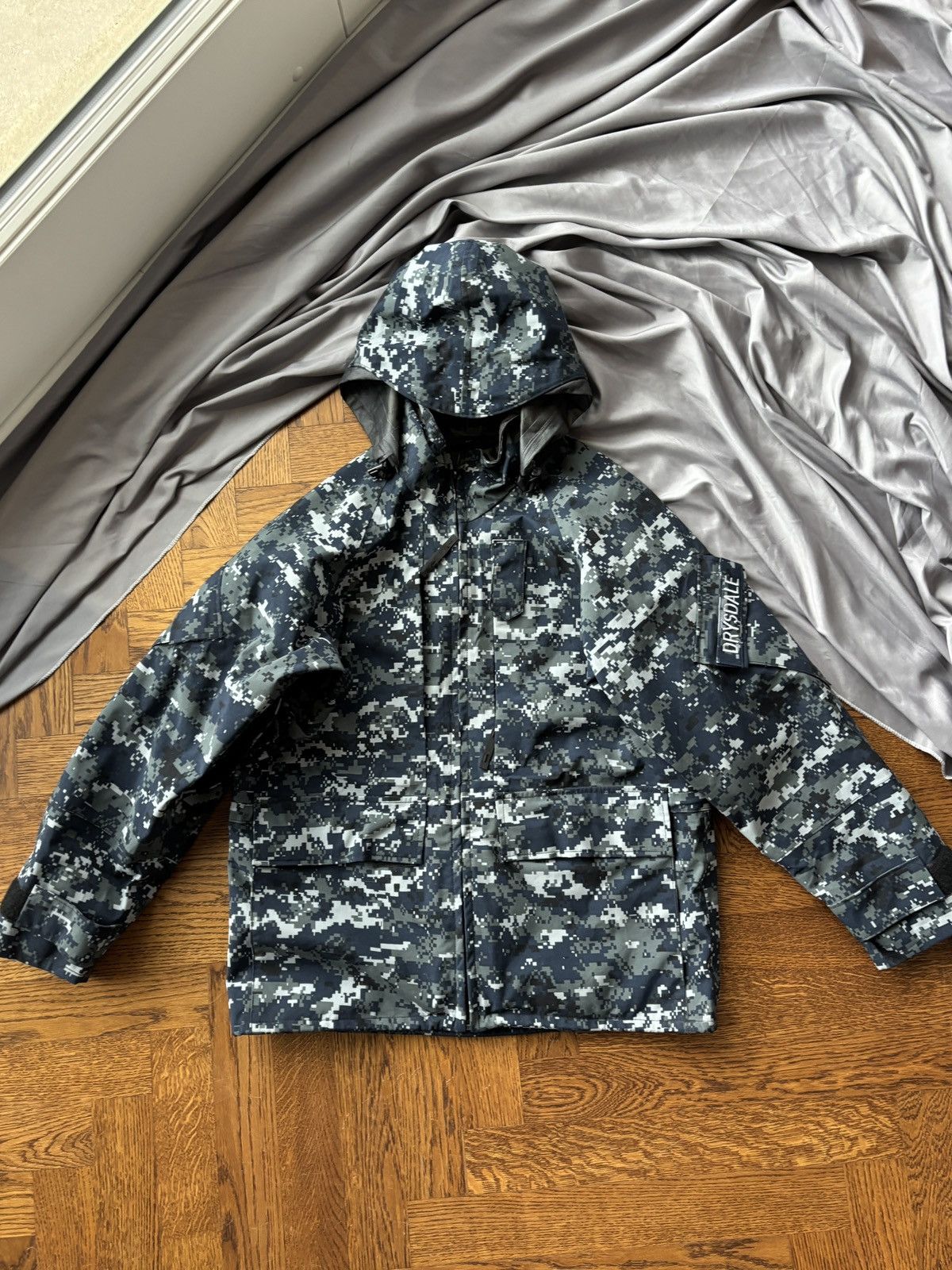 Goretex 2016 Digital Camo US Navy Parka Short Army Shell Jacket Size US S / EU 44-46 / 1 - 1 Thumbnail