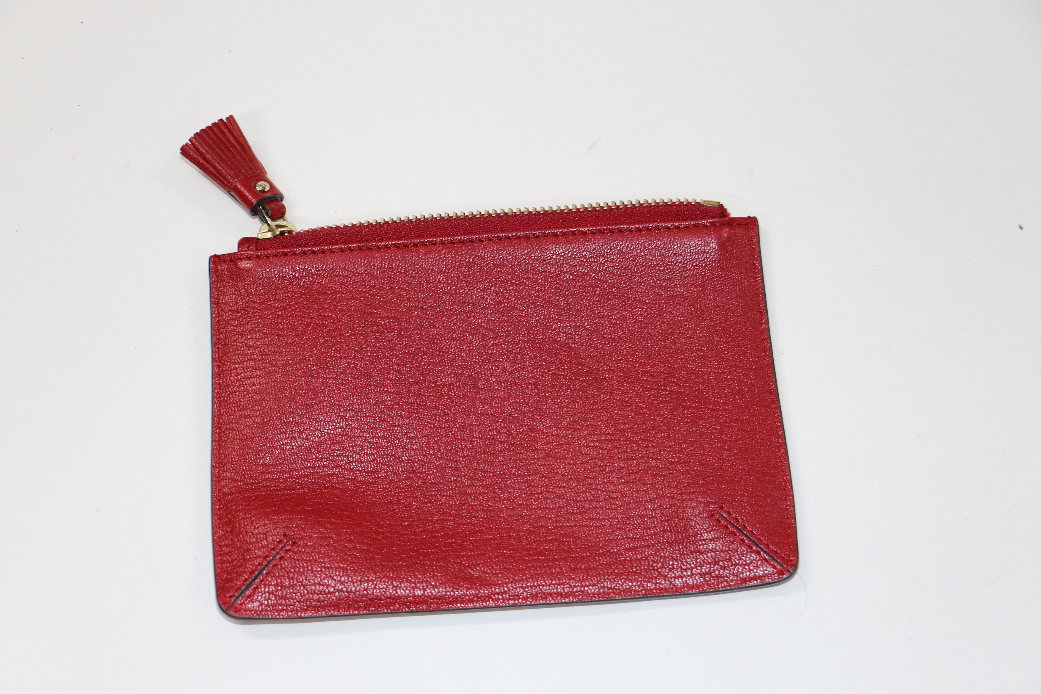 Anya Hindmarch Red Leather Coin Purse "I LOVE YOU" Size ONE SIZE - 2 Thumbnail