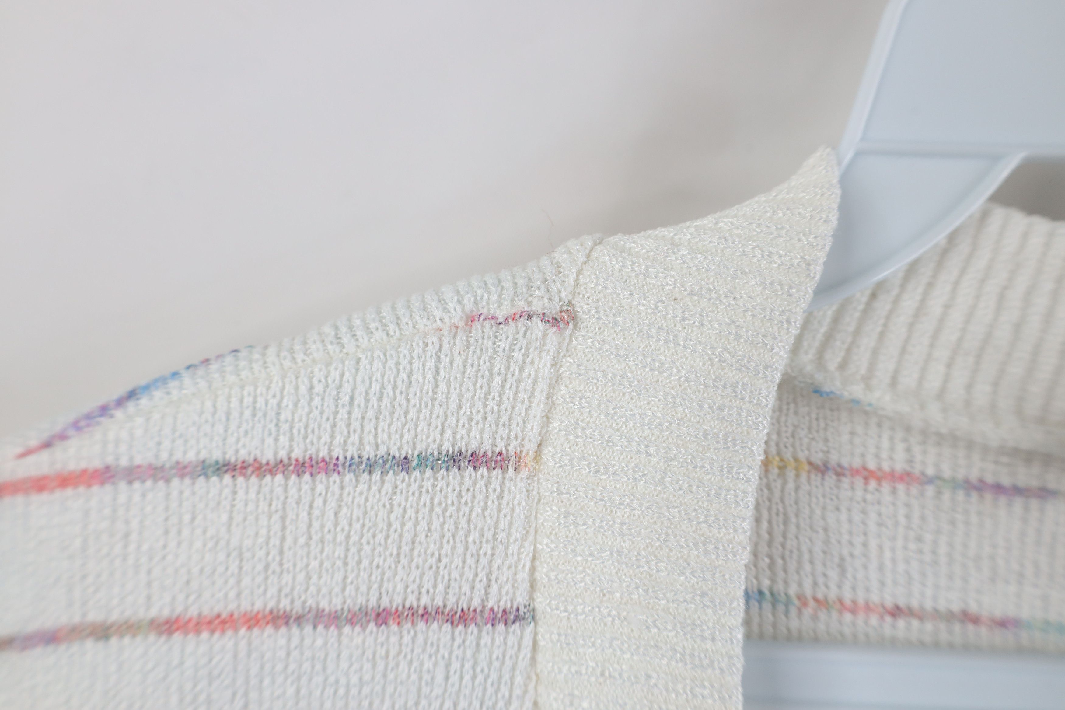 Vintage Vintage 80s 90s Streetwear Rainbow Striped Knit Sweater USA Size XS / US 0-2 / IT 36-38 - 6 Thumbnail