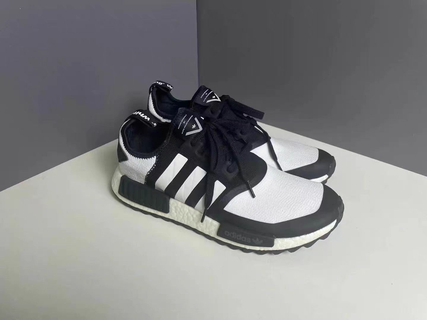 Adidas Adidas NMD R1 x White Mountaineering Black White K15 Size US 13 / EU 46 - 3 Thumbnail
