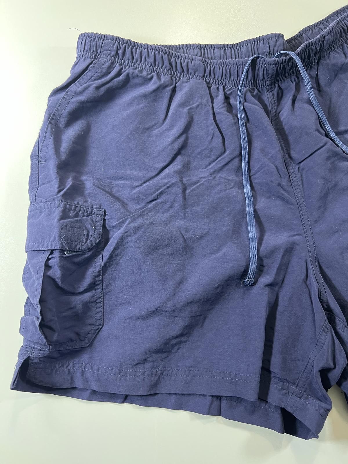 L.L. Bean Vintage L.L. Bean Navy Blue Cargo Shorts XL Size US 36 / EU 52 - 2 Thumbnail