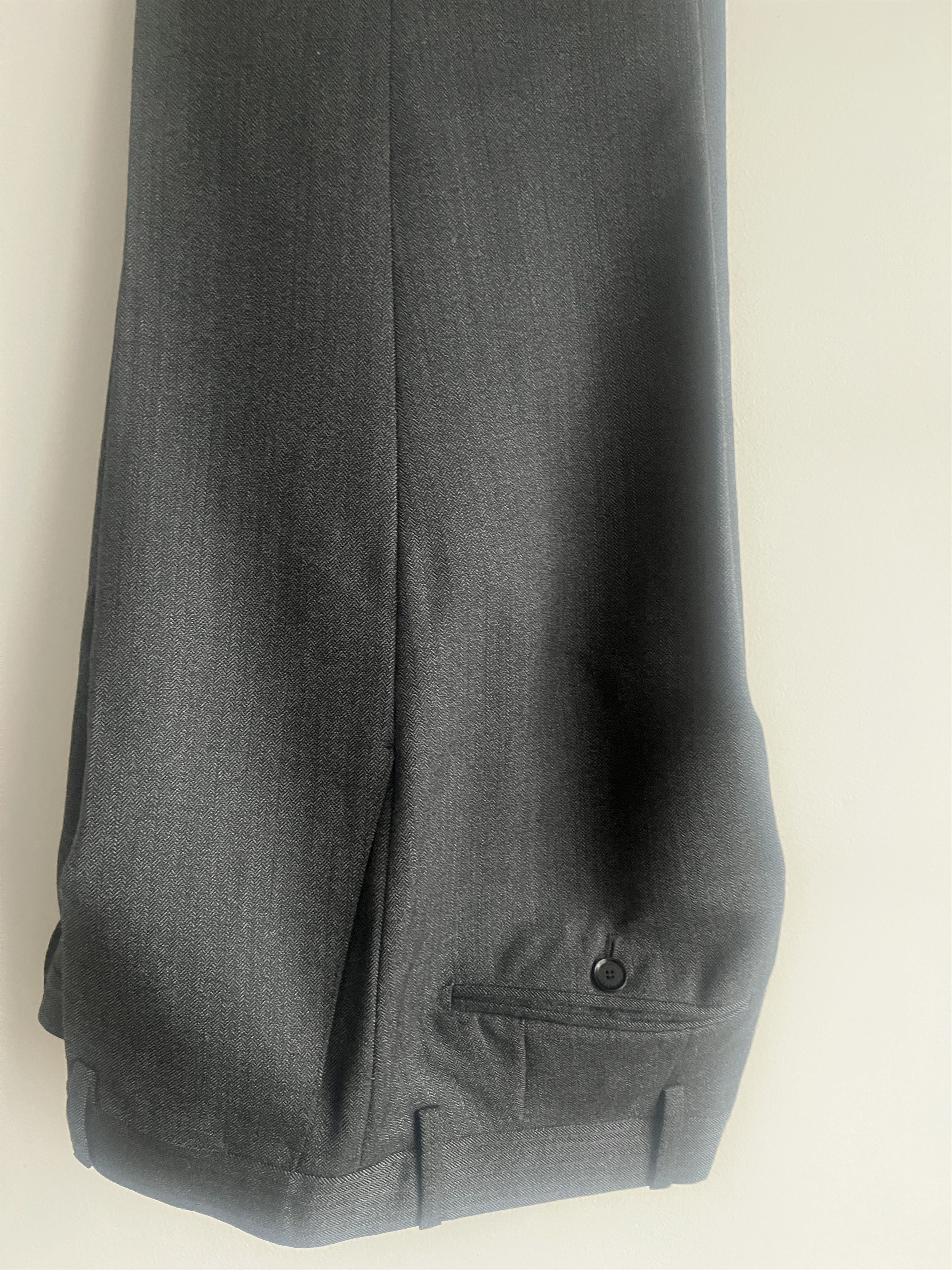 Burberry Burberry 100% Wool Grey Trousers 46R Size US 30 / EU 46 - 2 Thumbnail