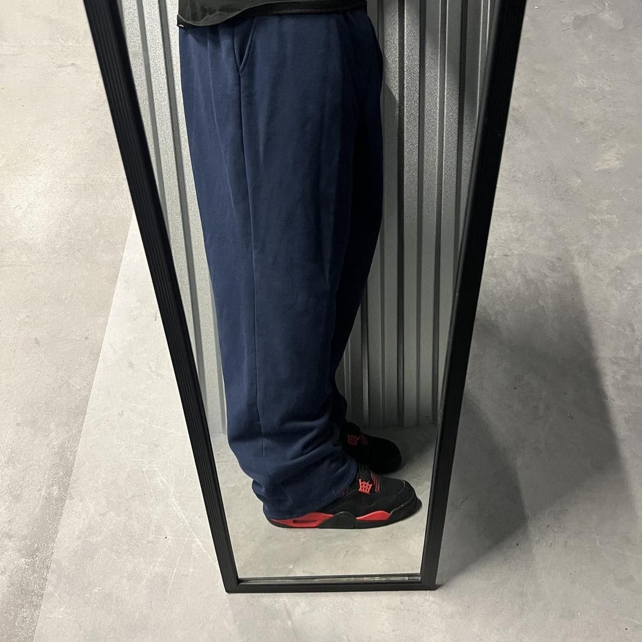 Vintage Vintage Y2K/2000s Baggy Wide Leg Comfortable Blue SweatPants! Size US 38 / EU 54 - 1 Thumbnail