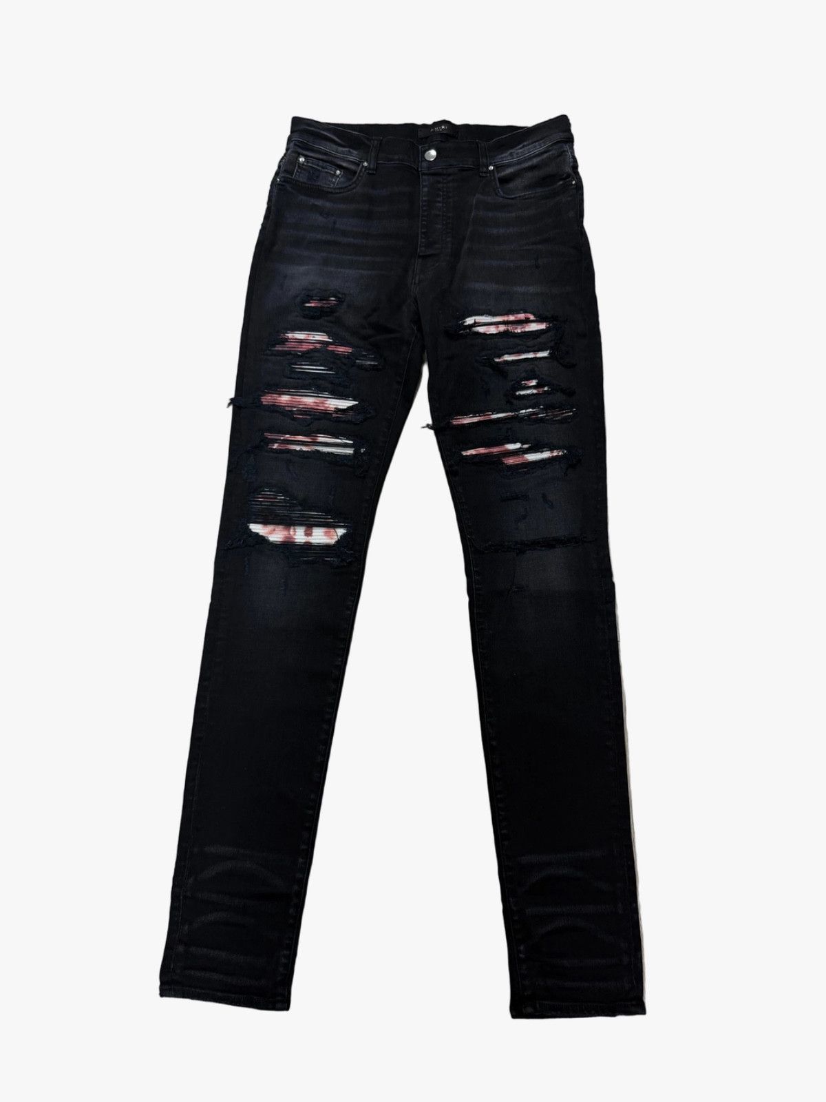 Amiri Amiri Thrasher 'Tie Dye' Aged Black Jeans Size US 36 / EU 52 - 1 Preview