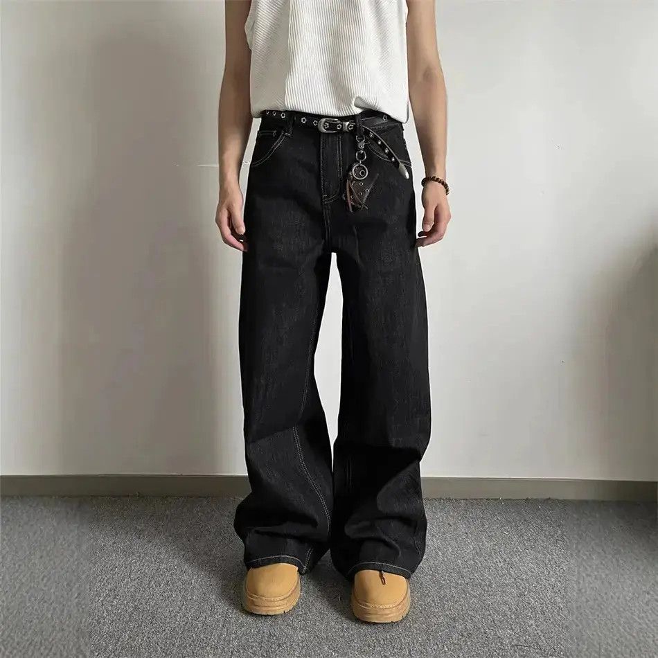 Japanese Brand Retro straight leg micro flared jeans Size US 32 / EU 48 - 2 Thumbnail