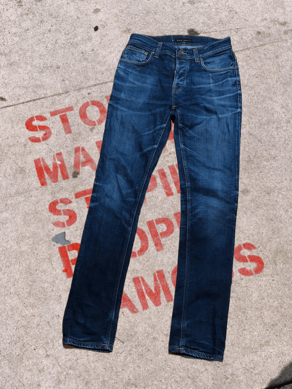 Nudie Jeans NUDIE JEANS GRIM TIM Orange Cloud Men's Jeans Size US 28 / EU 44 - 1 Thumbnail