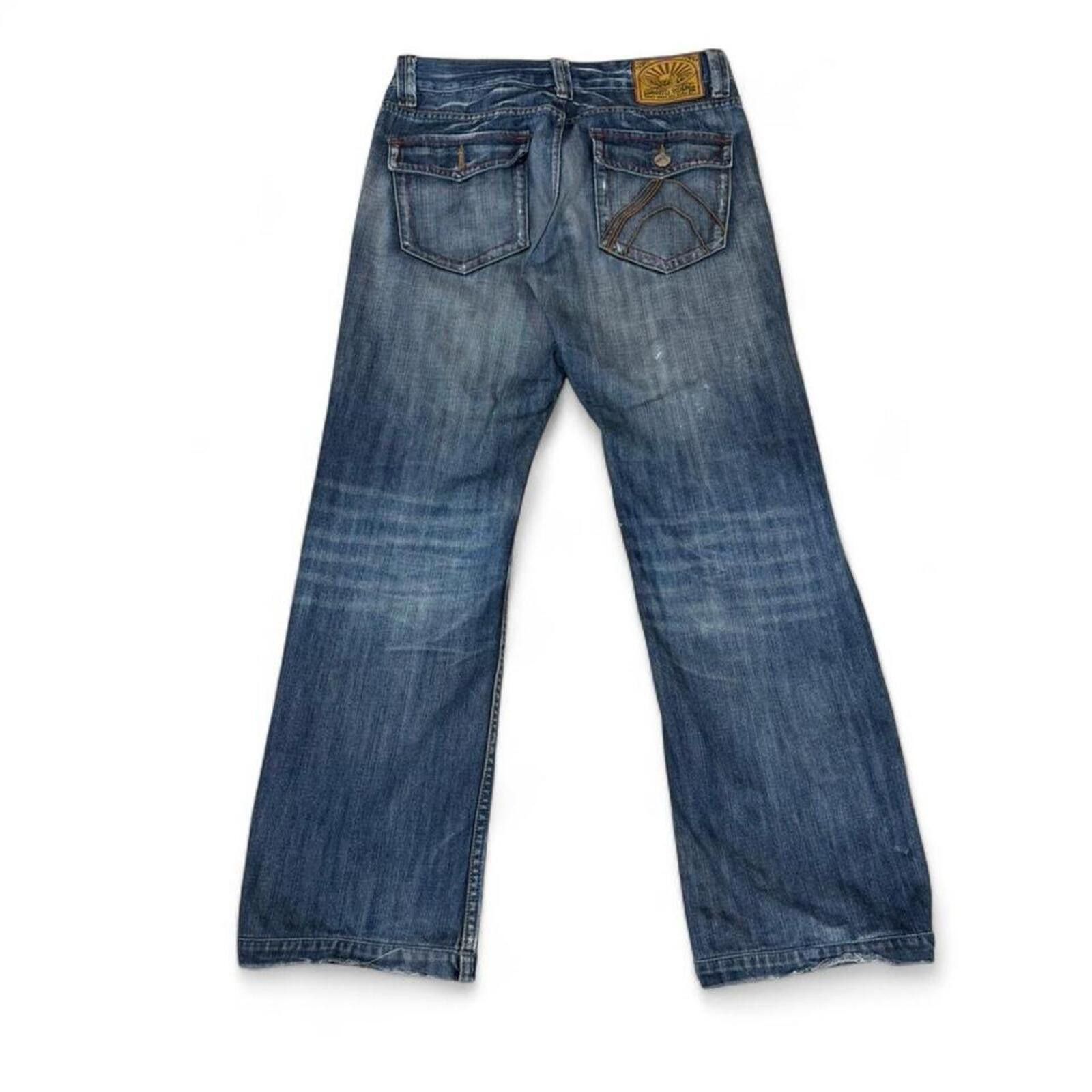 True Religion Vintage Buckaroo straight fit denim jeans Size US 32 / EU 48 - 1 Thumbnail