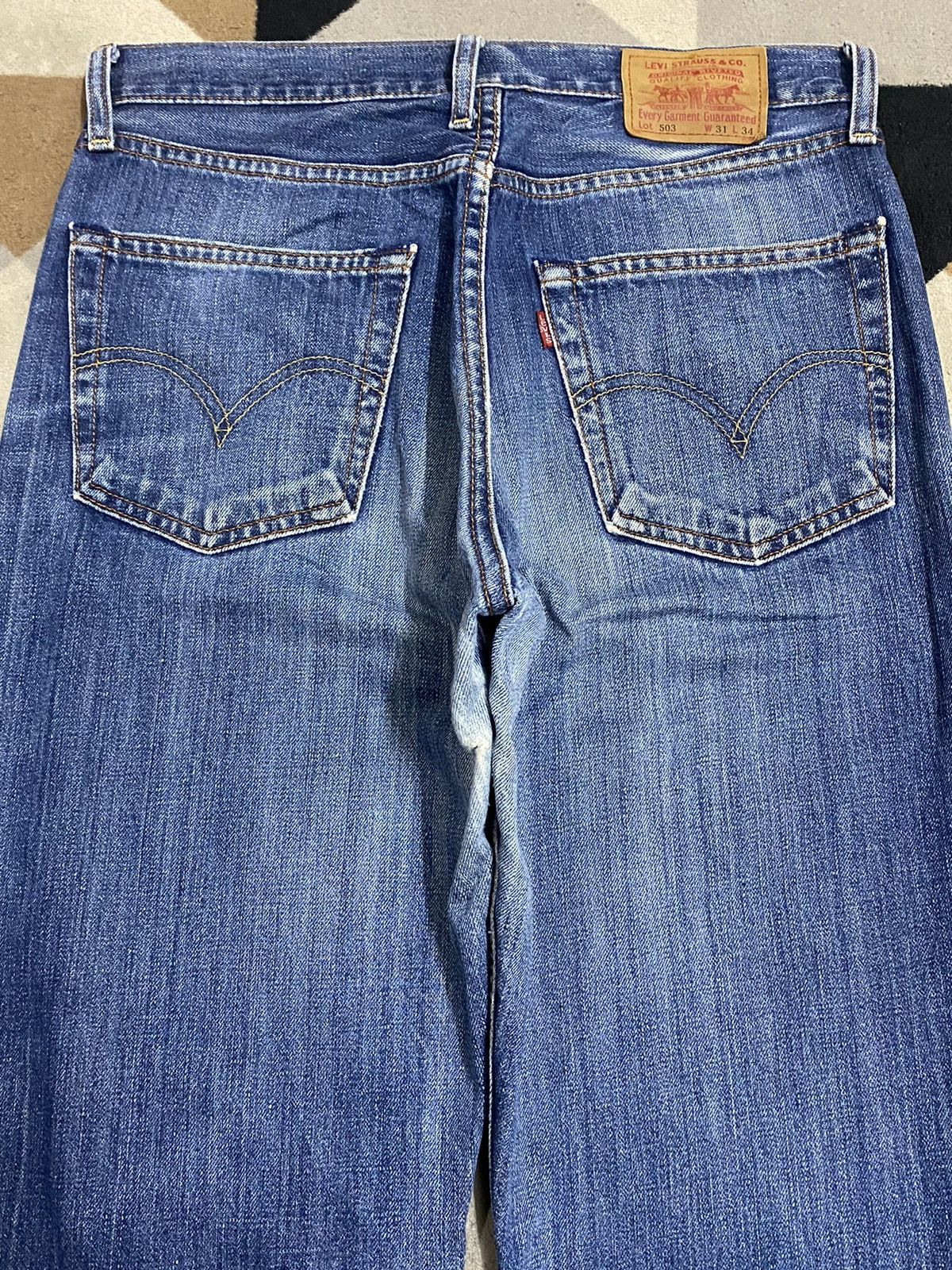 Levi's Levi's 501 90’s blue Wide Leg Baggy jeans Size US 31 - 4 Thumbnail