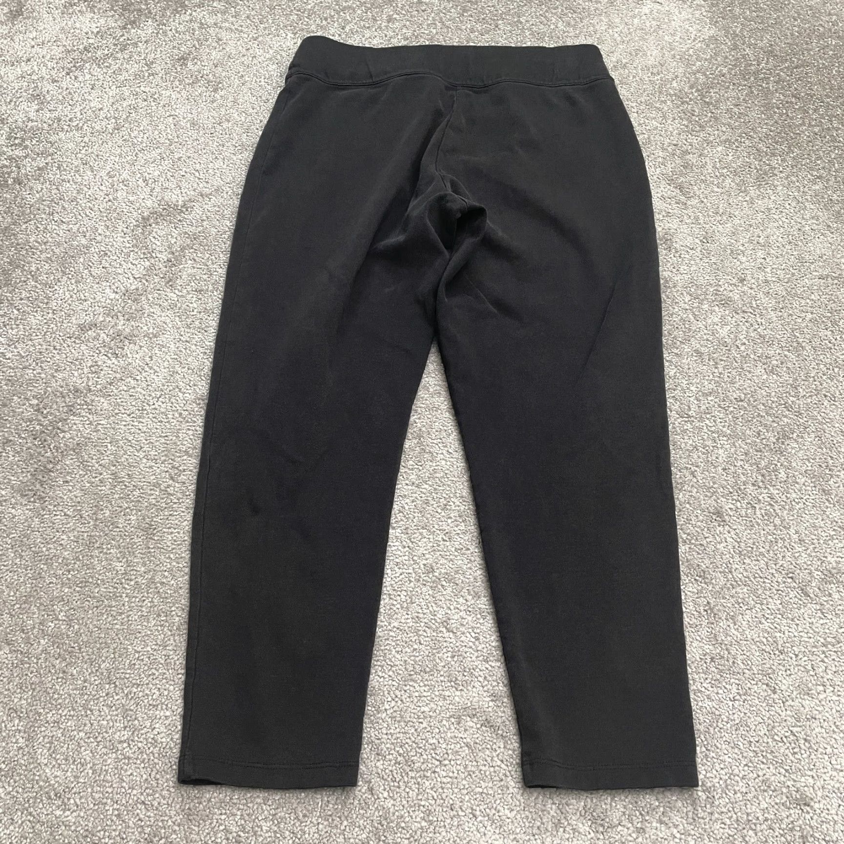 Liz Claiborne Liz Claiborne Pants Cropped Tapered Black Womens PM 31x24 Pull On Stretch Casual Modern 90s? Size 32" / US 10 / IT 46 - 2 Thumbnail