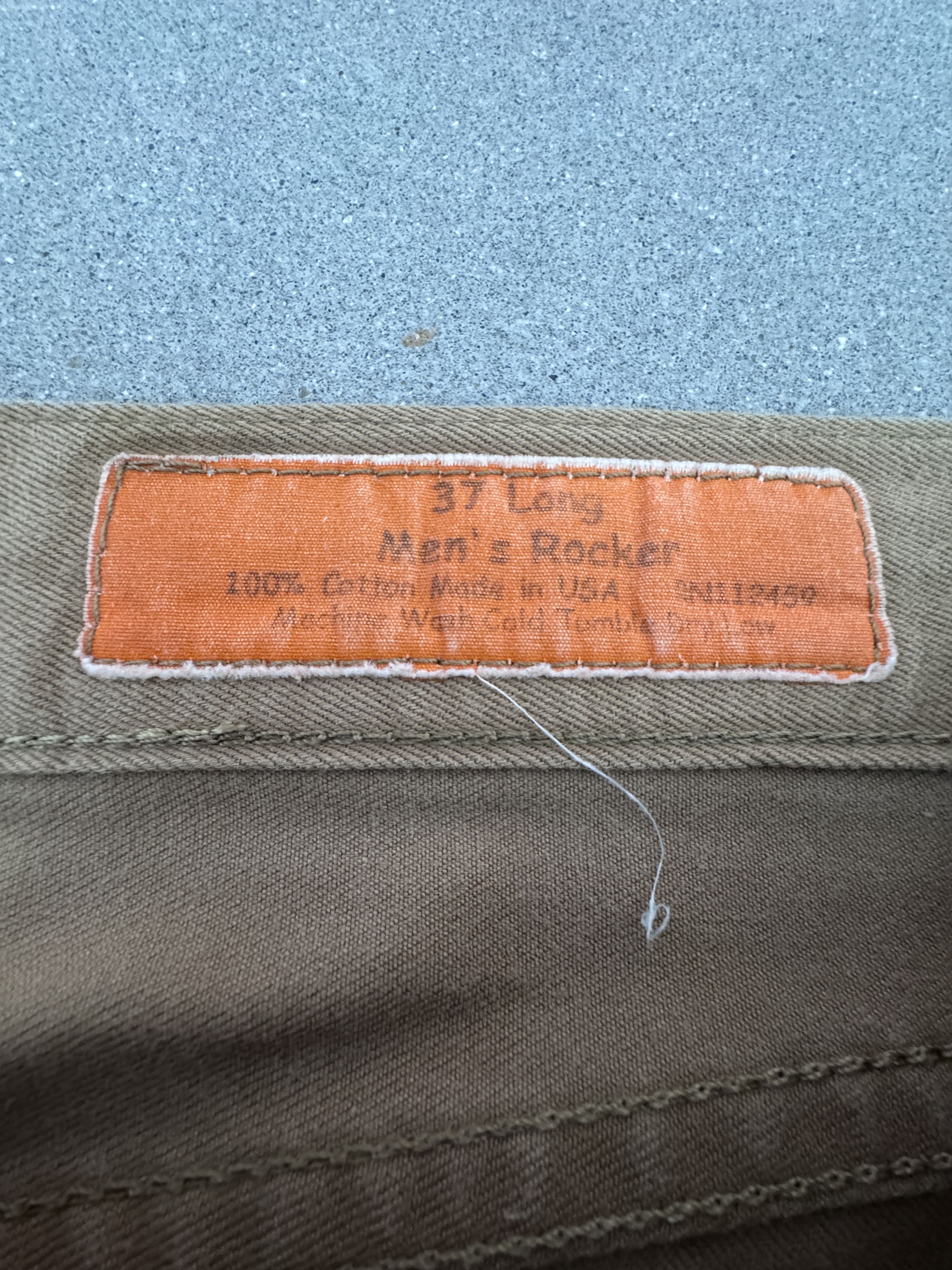 Jean Shop Mens 'Rocker' chino denim pants Size US 37 - 3 Thumbnail