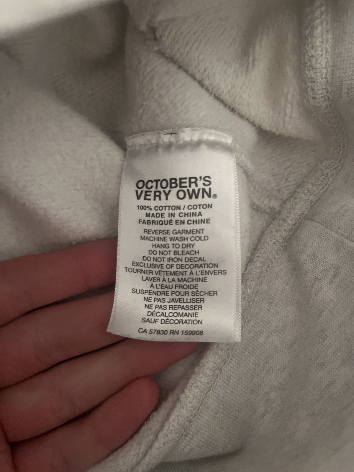 October's Very Own Octobers very own (OVO) hoodie- white Size US M / EU 48-50 / 2 - 9 Thumbnail