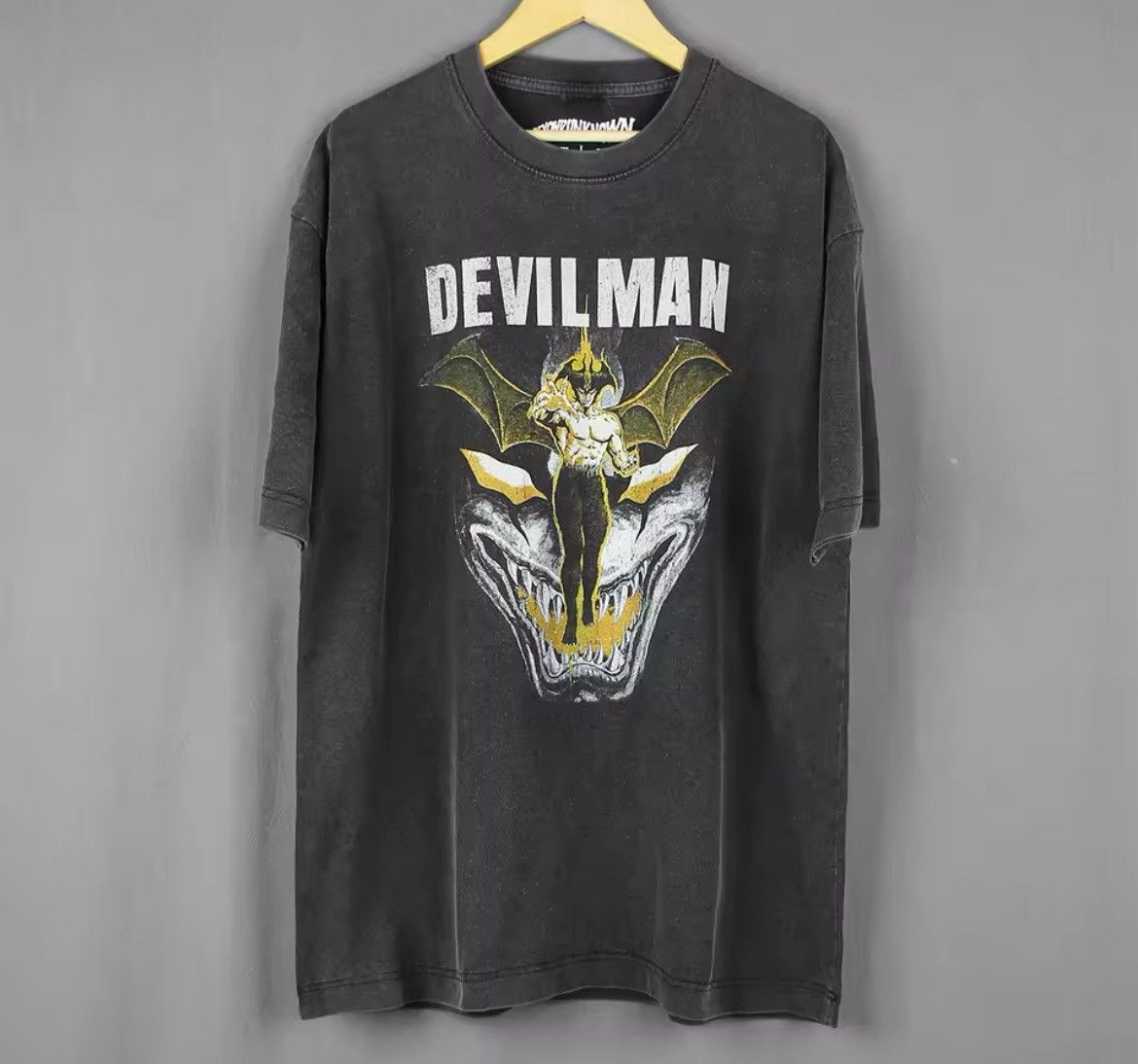 Japanese Brand × Vintage Devilman Graphic Printed Cotton Tshirt Size US M / EU 48-50 / 2 - 1 Thumbnail