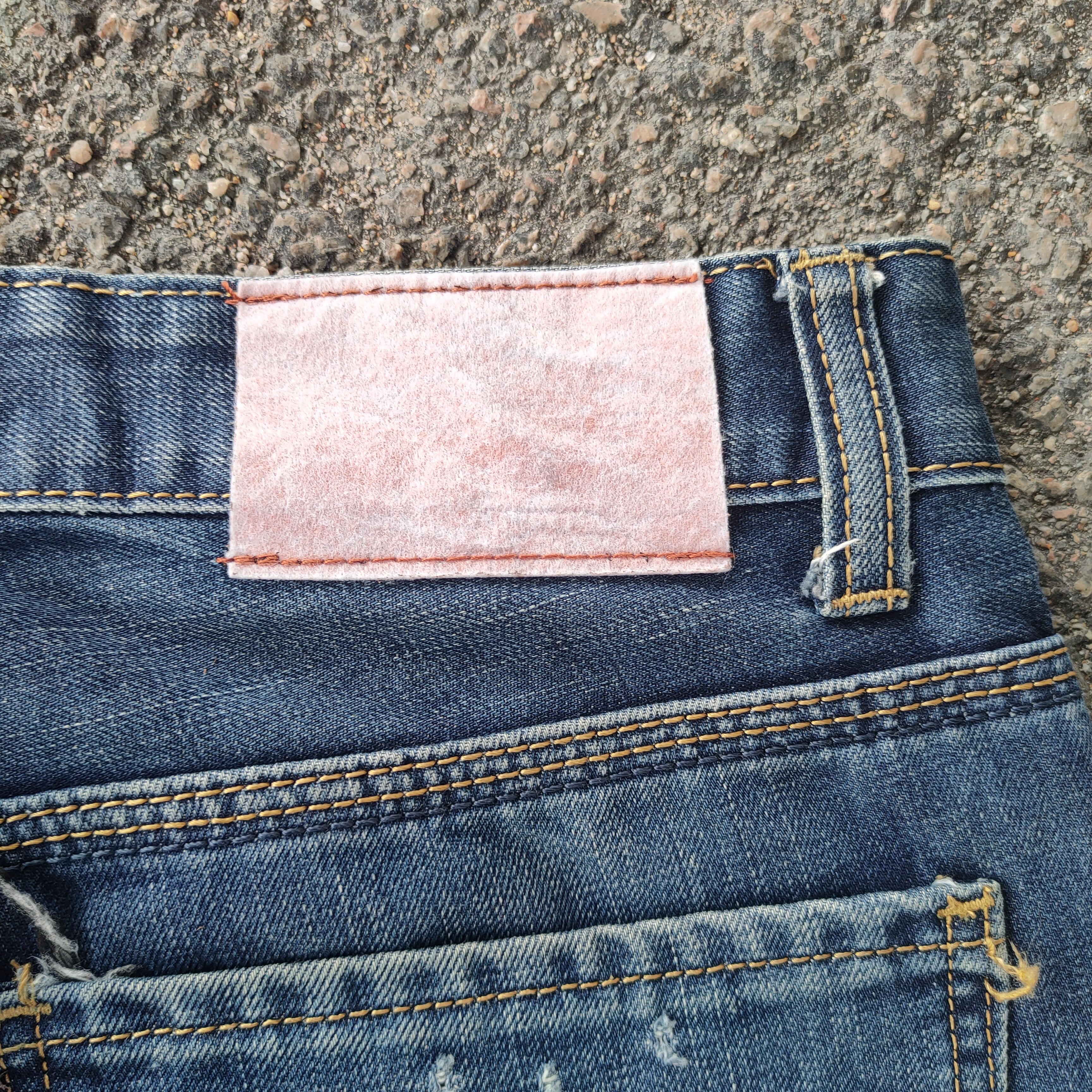 Armani × Jean × Vintage VINTAGE ARMANI FADED DISTRESSED JEANS DENIM PANTS Size US 31 - 10 Thumbnail