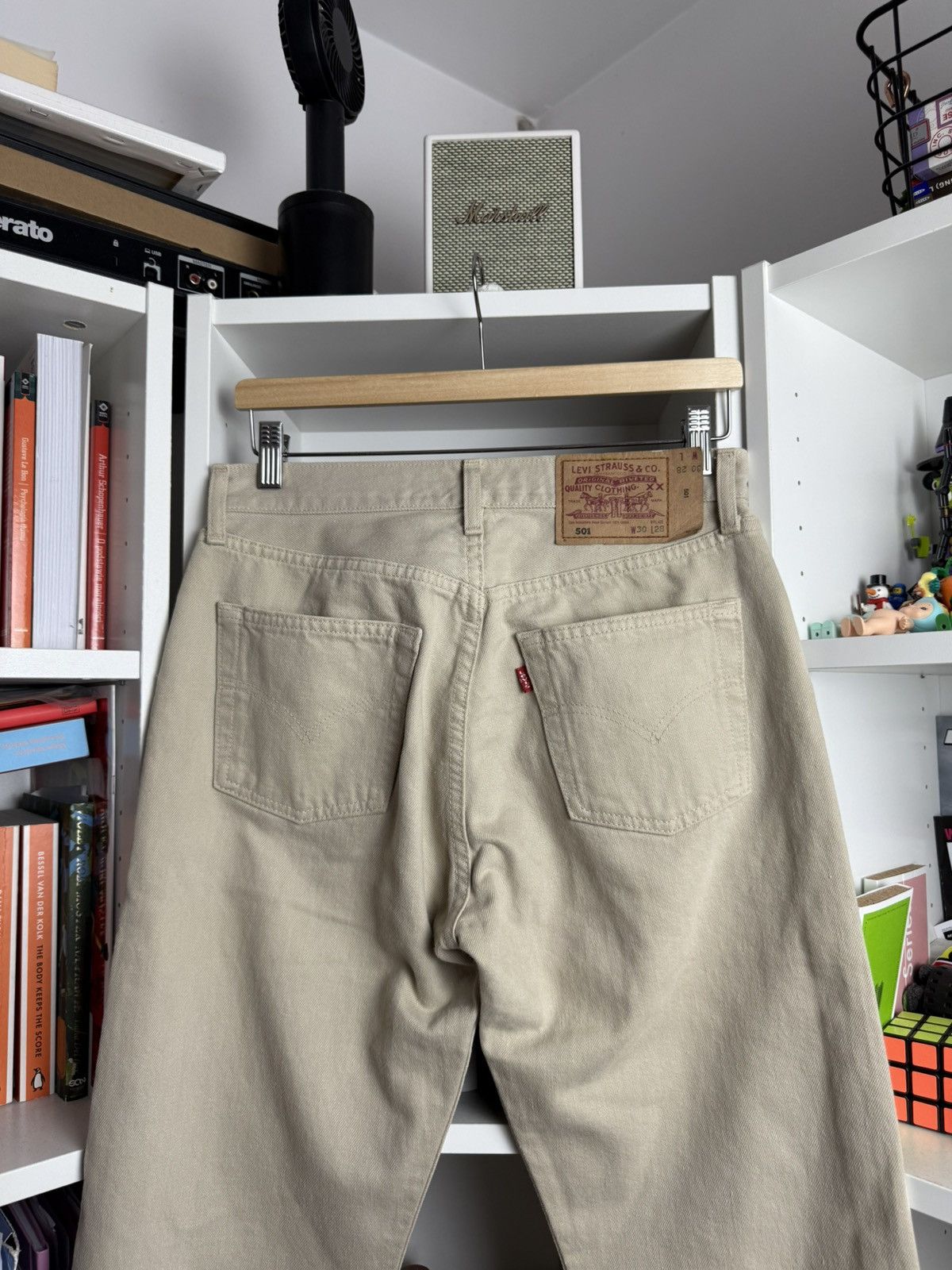 Levi's × Levi's Vintage Clothing × Vintage Vintage 90s Levi’s 501 beige denim pants 30x28 casual western Size US 30 / EU 46 - 3 Thumbnail