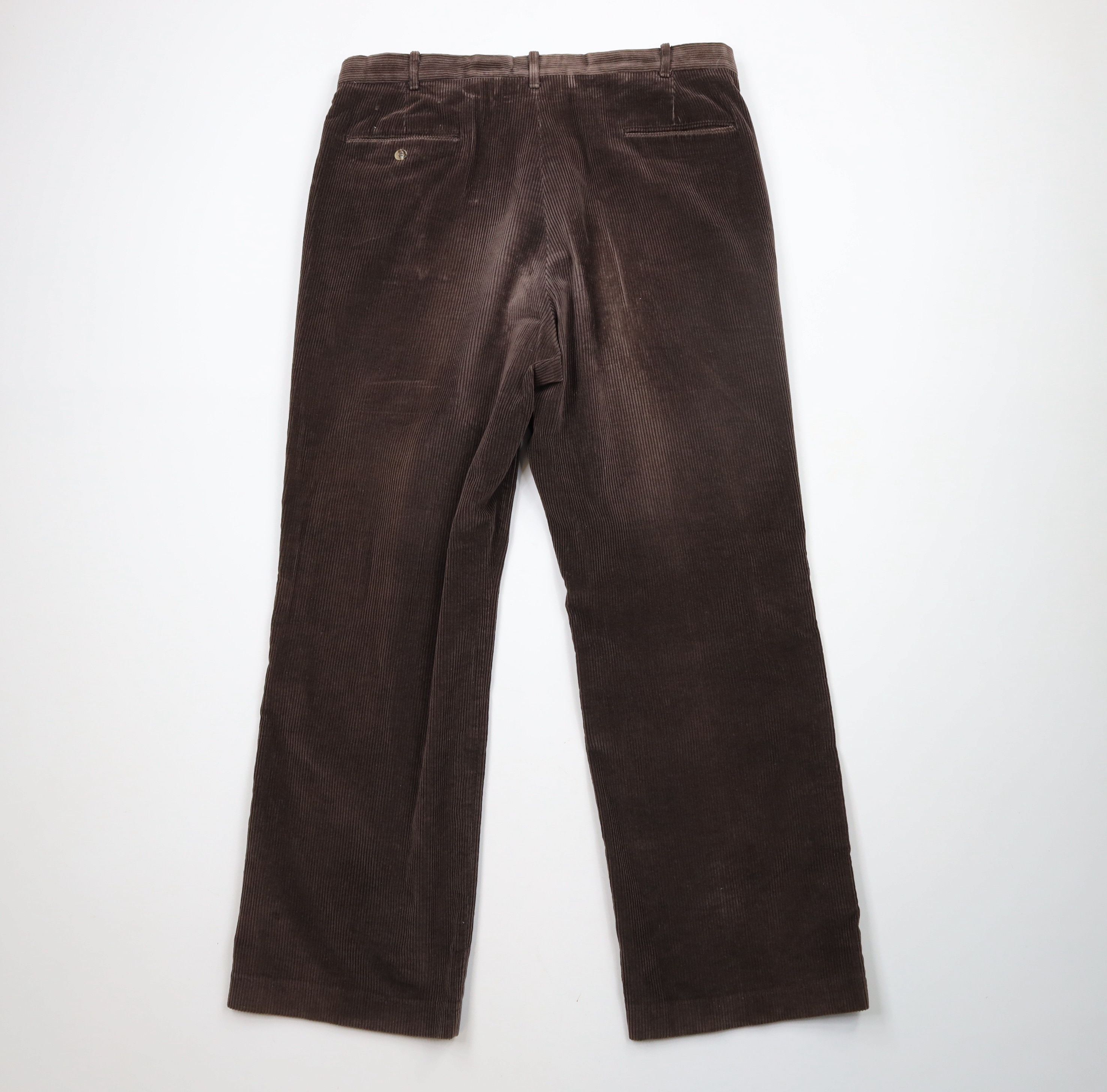 Vintage Vintage 90s Streetwear Wide Leg Corduroy Chino Pants Brown Size US 36 / EU 52 - 8 Thumbnail