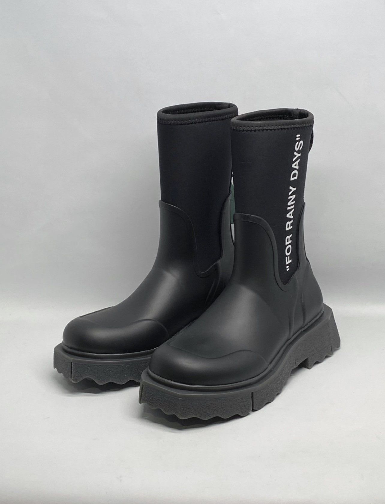 Off-White Off-White Sponge Rubber Rain Boots size 37 Size US 7 / IT 37 - 3 Thumbnail